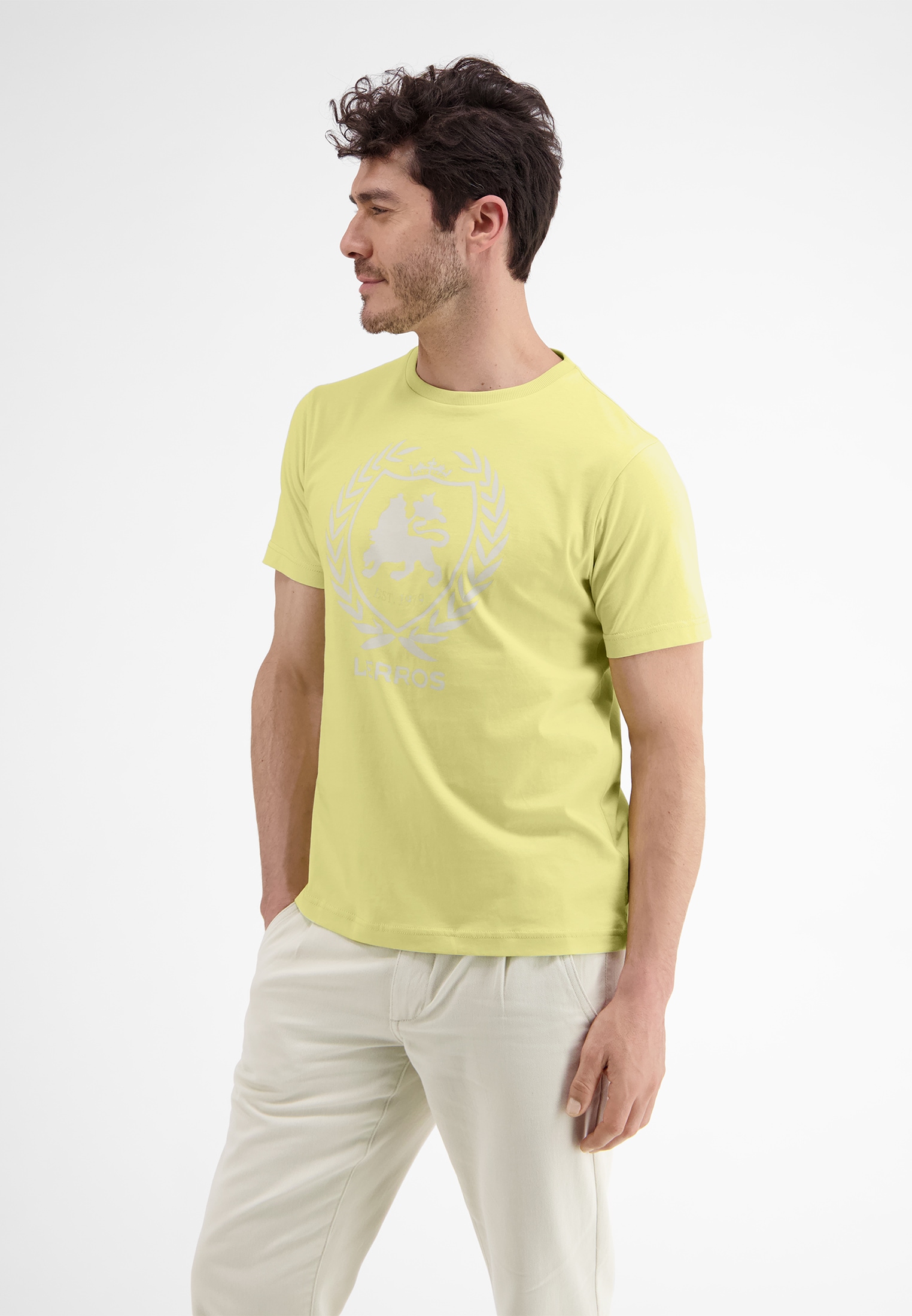 LERROS T-Shirt »LERROS T-Shirt, Logoprint«