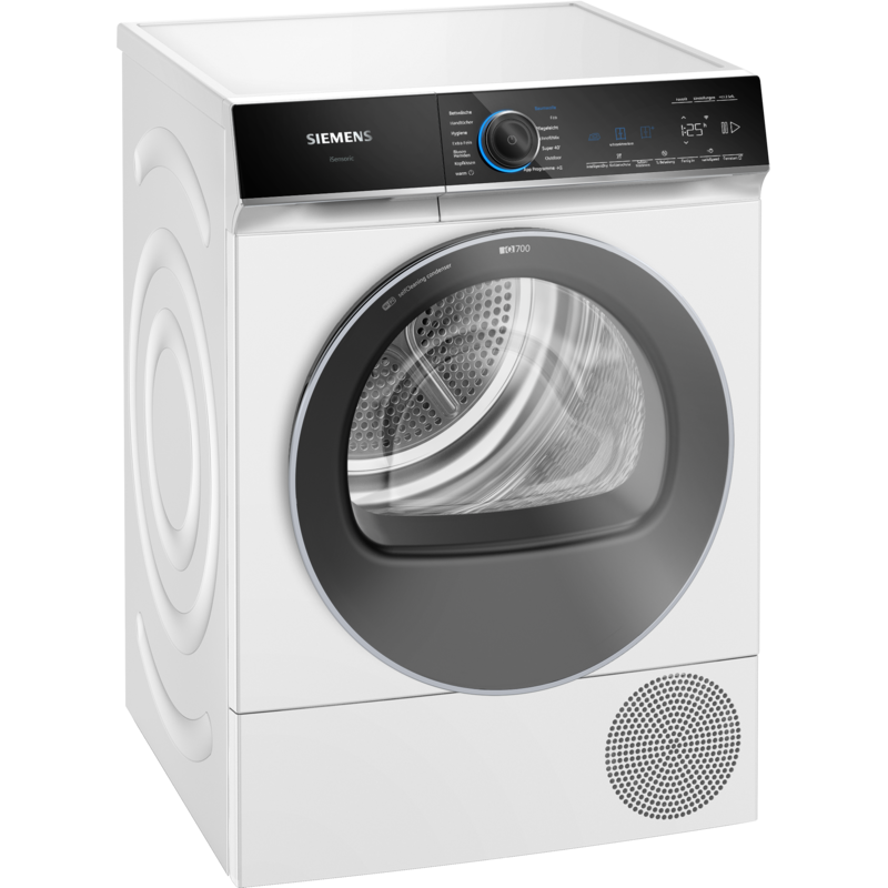 SIEMENS Wärmepumpentrockner »WQ46B2D41« iQ700 weiß autoDry: schonendes, präzises Trocknen und Schutz für deine Kleidung.