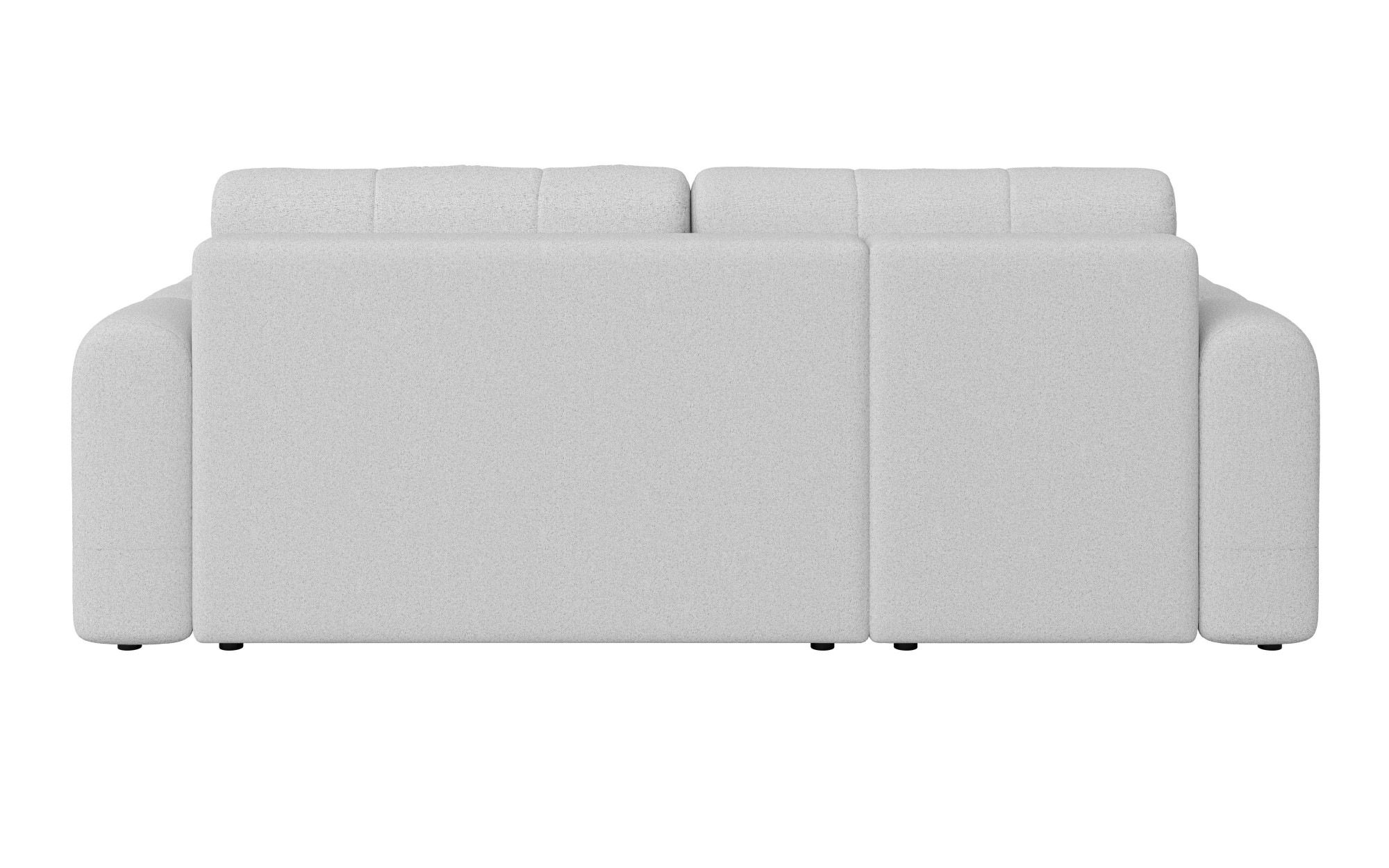 INOSIGN Ecksofa »Manilla, wahlweise mit Bettfunktion, B/T/H 265/170/91 cm«, L-Form mit Recamiere rechts/links bestellbar, Wellenunterfederung