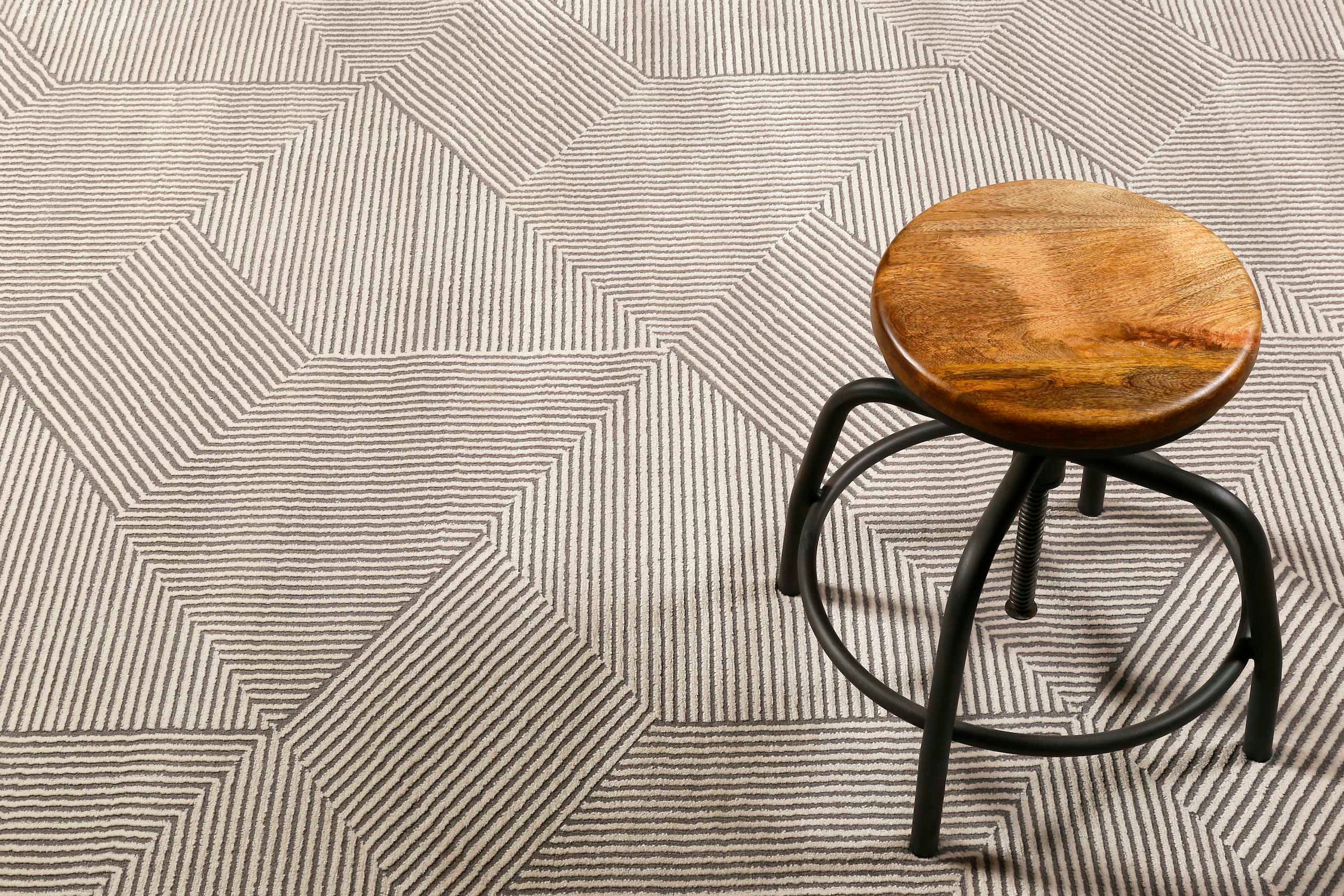 Esprit Teppich »Velvet Groove ESP-8780«, rechteckig, 12 mm Höhe, Kurzflor, Hoch Tief Struktur, Wohnzimmer, Schlafzimmer