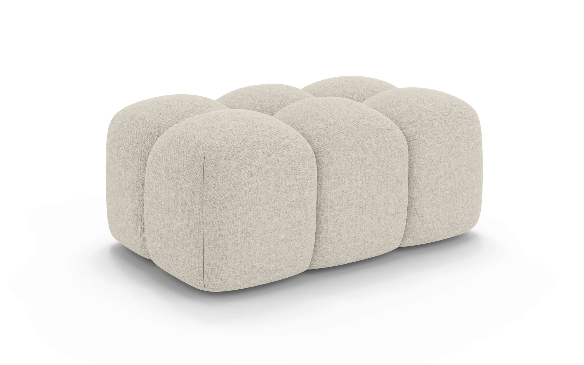 OTTO home Polsterhocker »KALLIE Sitzhocker, Bubble-Optik, Maße B/T/H: 90/60 günstig online kaufen