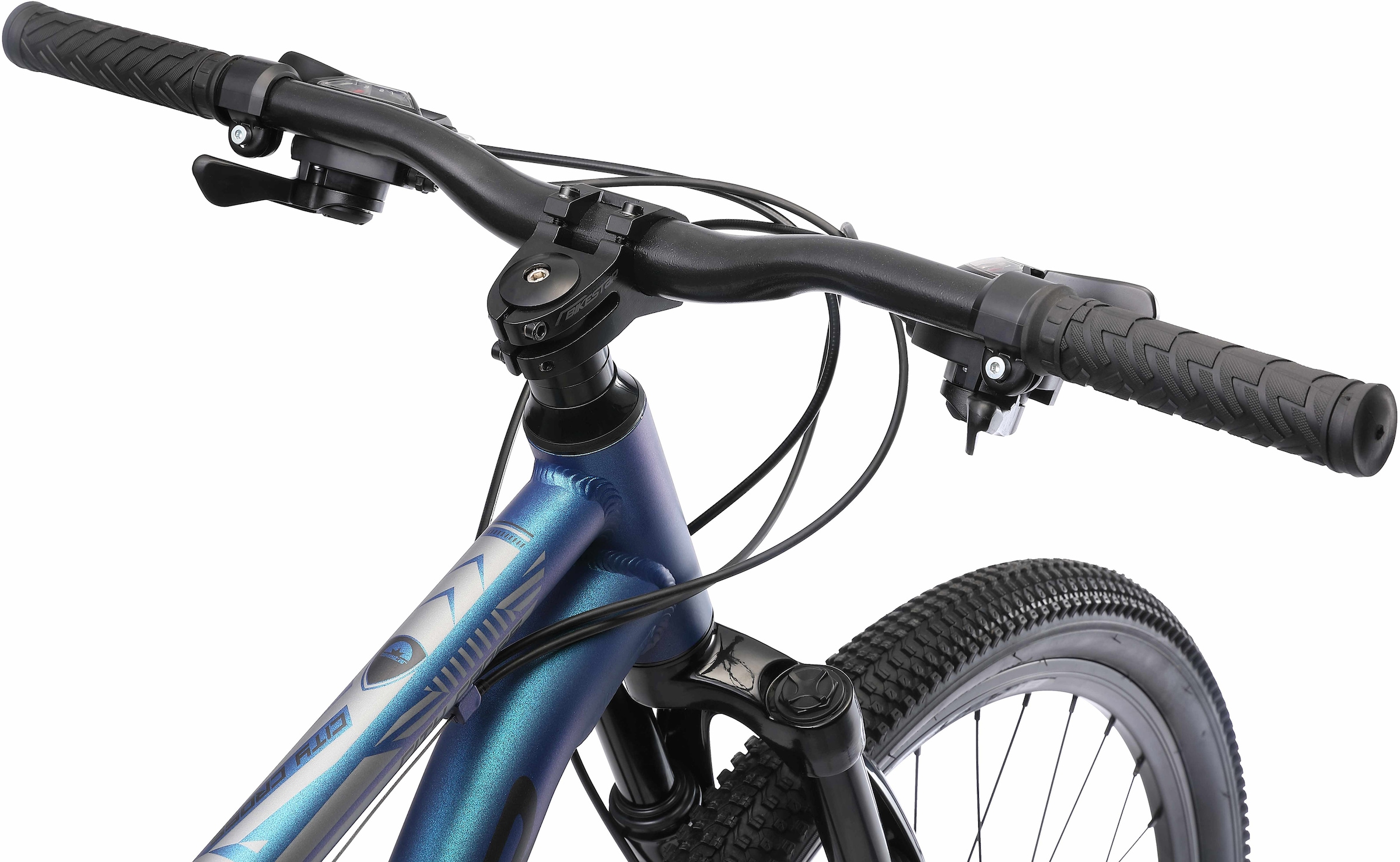 Bikestar Mountainbike, 21 Gang, Shimano, RD-TY300 Schaltwerk, Kettenschaltung, für Damen und Herren, Kettenschaltung
