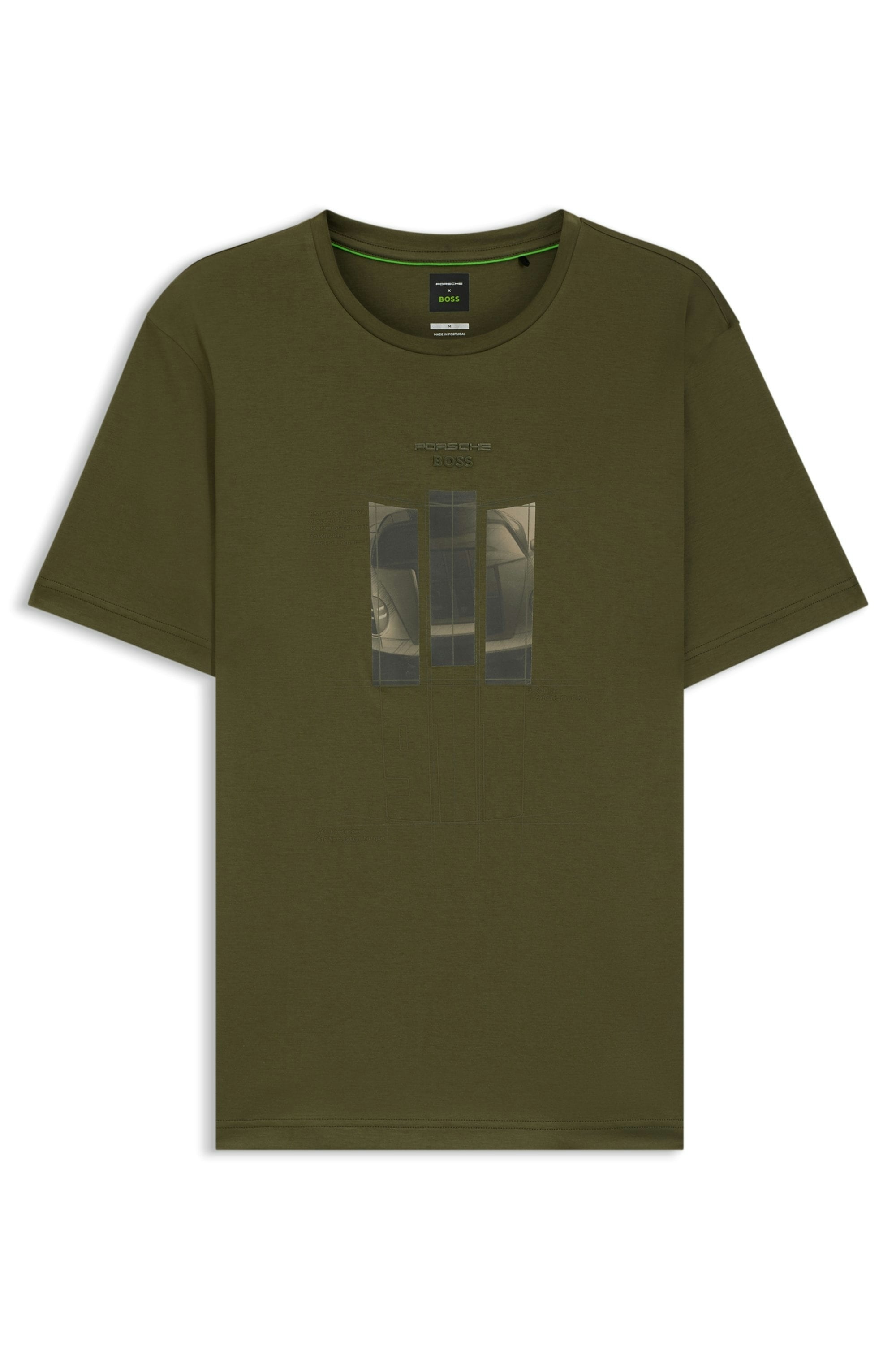 BOSS GREEN T-Shirt »Porsche Spirit 70 Capsule Collection« Premium Herrenmode Innovative Geruchskontroll-Technologie HEIQ MINT