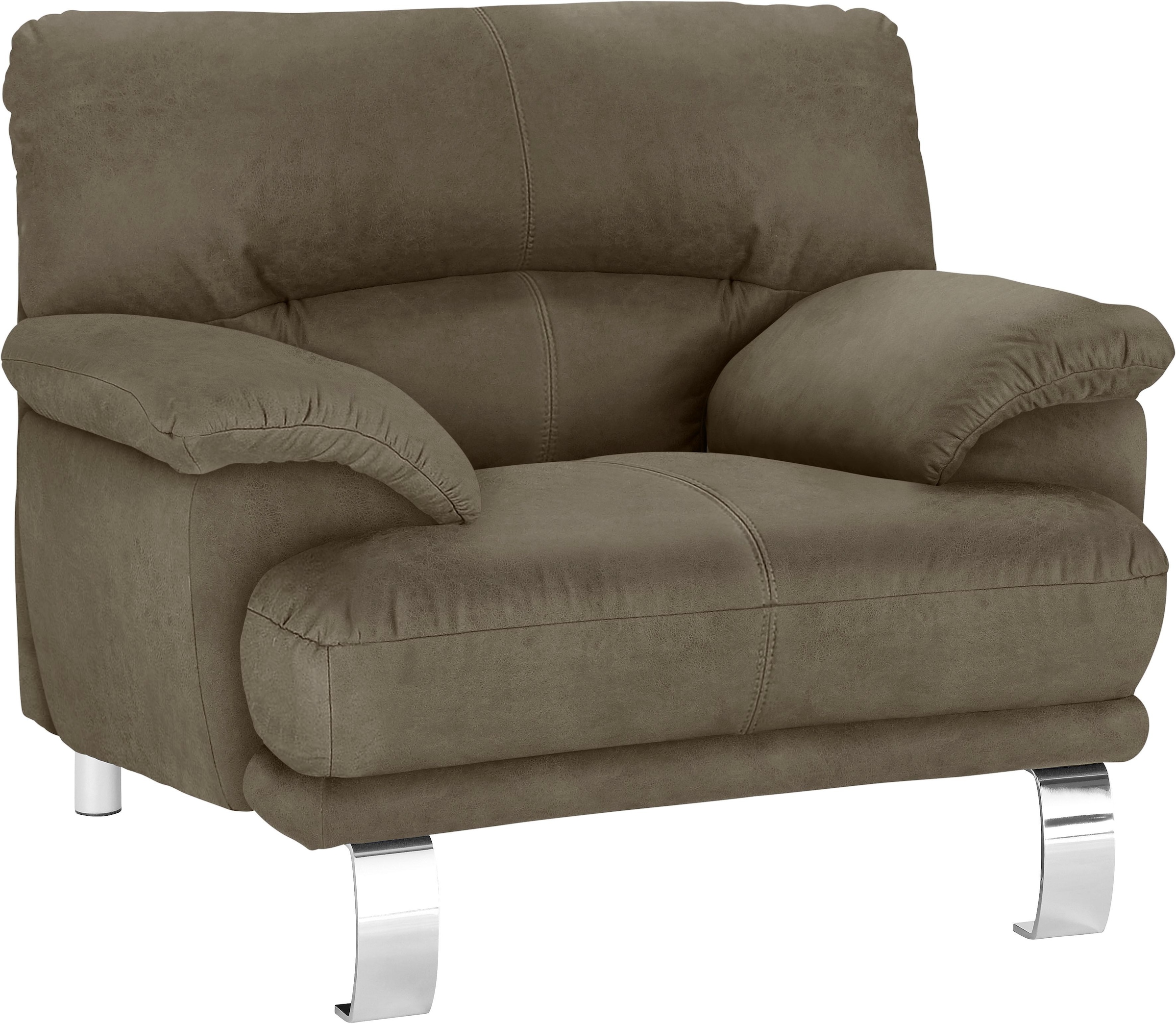 TRENDMANUFAKTUR Sessel »Cecilia II, Loungesessel in italienischem Design«, günstig online kaufen