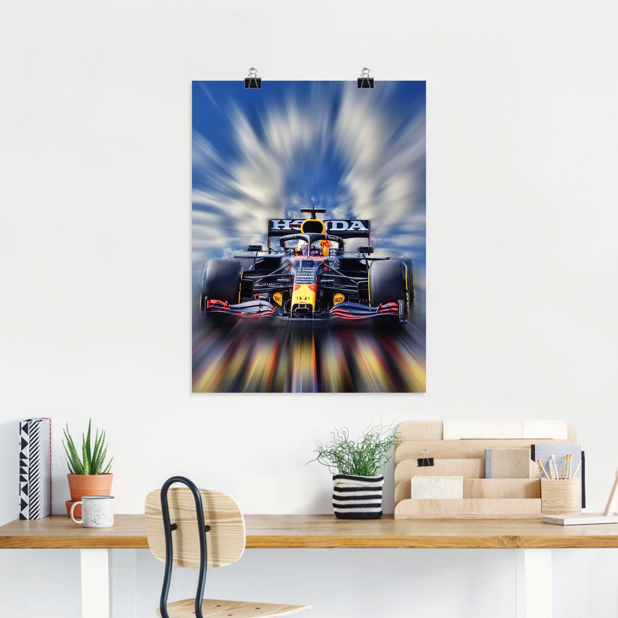 Artland Wandbild »Max Verstappen - Weltmeister der Formel1«, Auto, (1 St.), günstig online kaufen