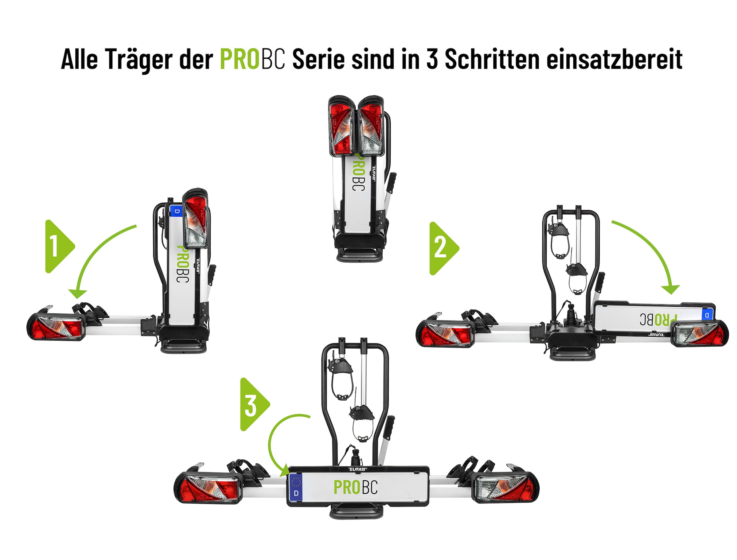 EUFAB Kupplungsfahrradträger »EUFAB 11600 Fahrradträger ProBC2«