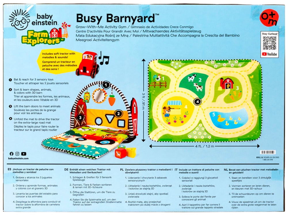 Baby Einstein Spielbogen »Farm Explorers Busy Barnyard Grow With Me« mit Sound