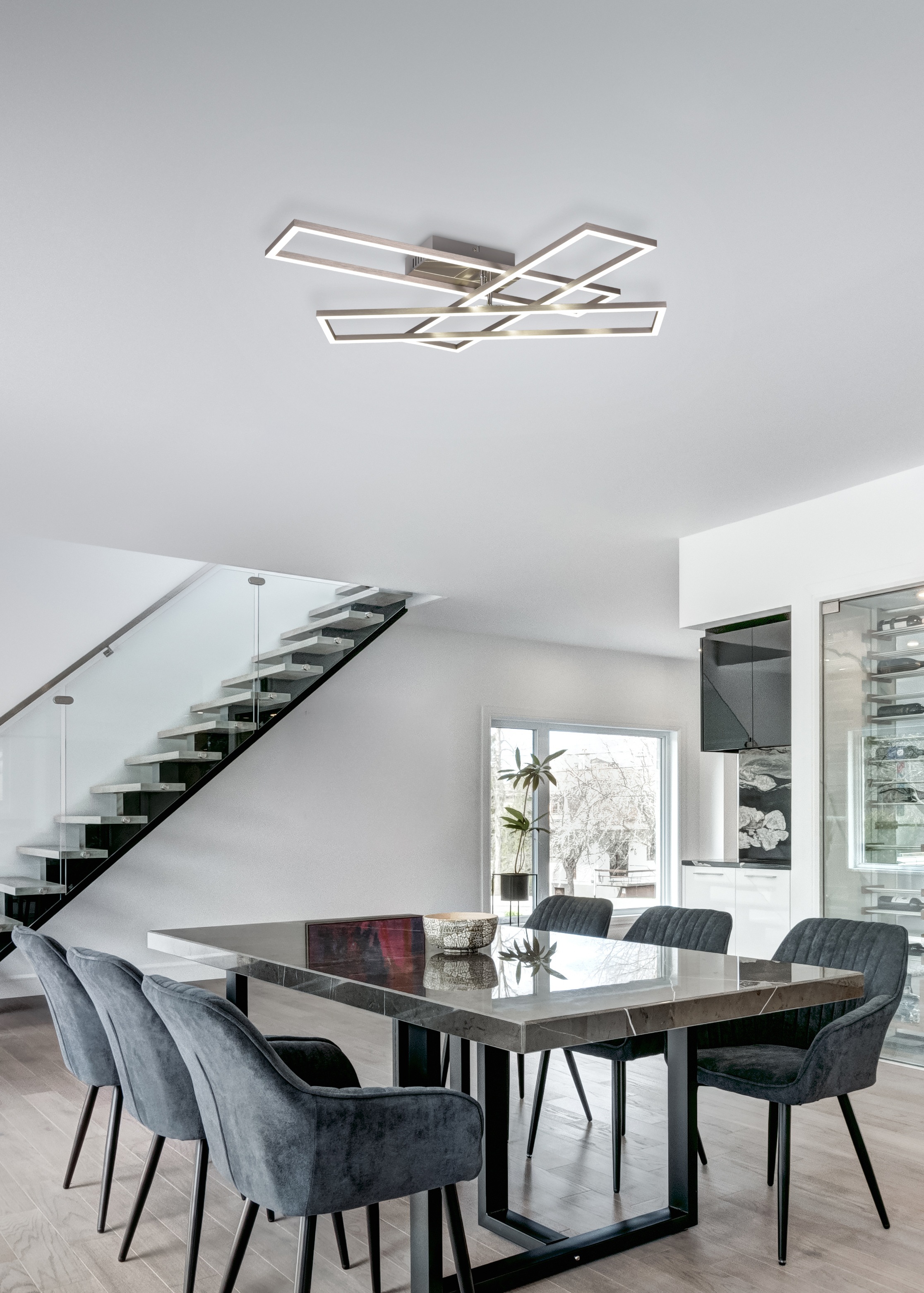 my home LED Deckenleuchte »CLAUDIA, Deckenlampe oder Wandlampe LED Module s günstig online kaufen
