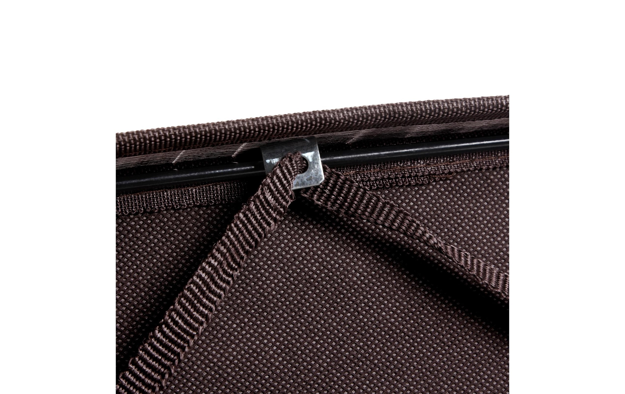 SONGMICS Wäschekorb »für trockene Wäsche 72 l, Dunkelbraun« Holzart: Bambus (China)