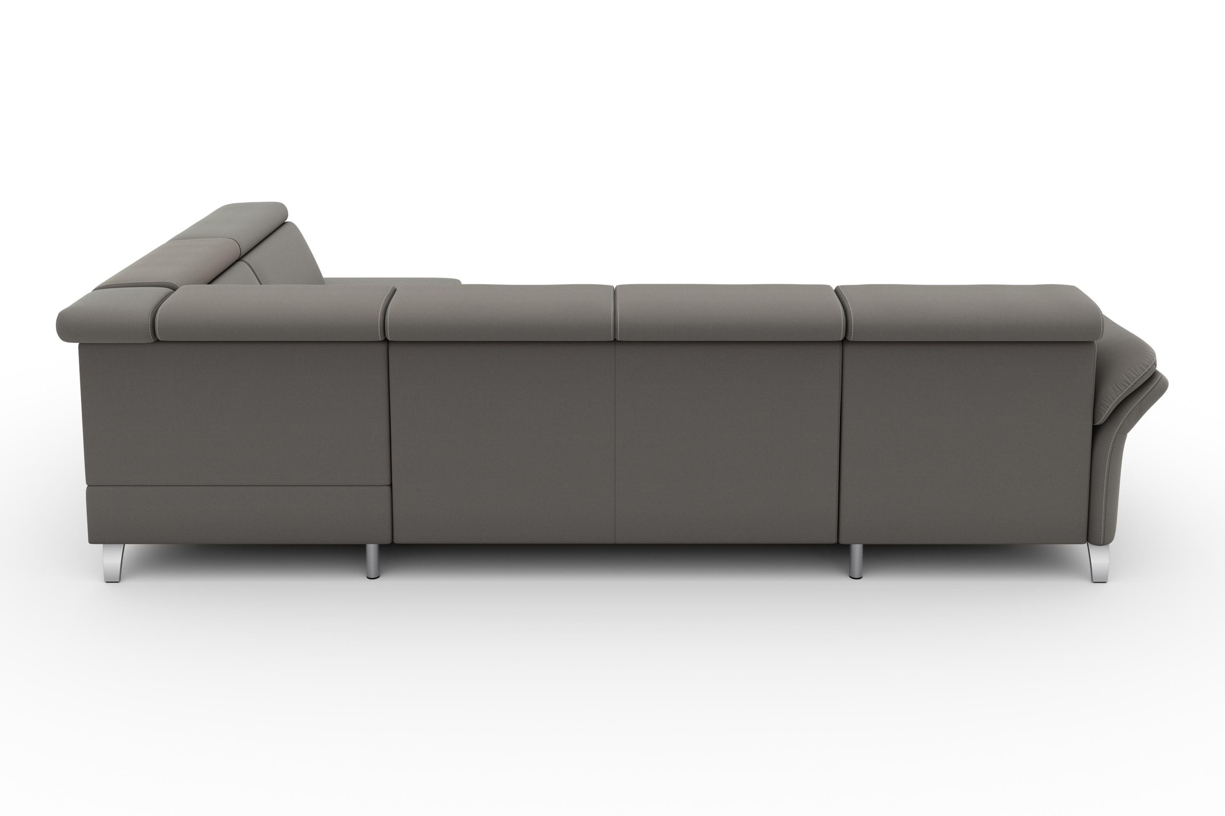 sit&more Wohnlandschaft »Vincenzo U-Form«, inklusive Kopfteilverstellung, wahlweise mit Bettfunktion, Bettkasten