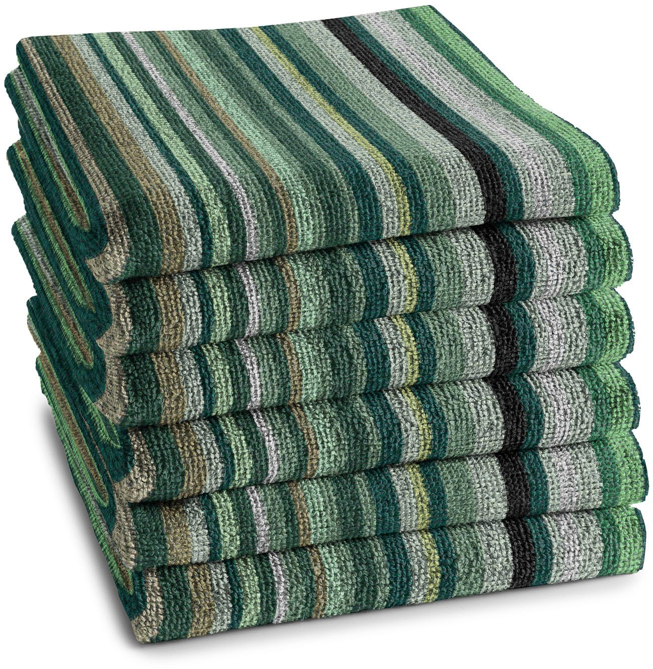 DDDDD Geschirrtuch »Over the rainbow«, (Set, 6 tlg.), Küchenhandtuch aus we günstig online kaufen