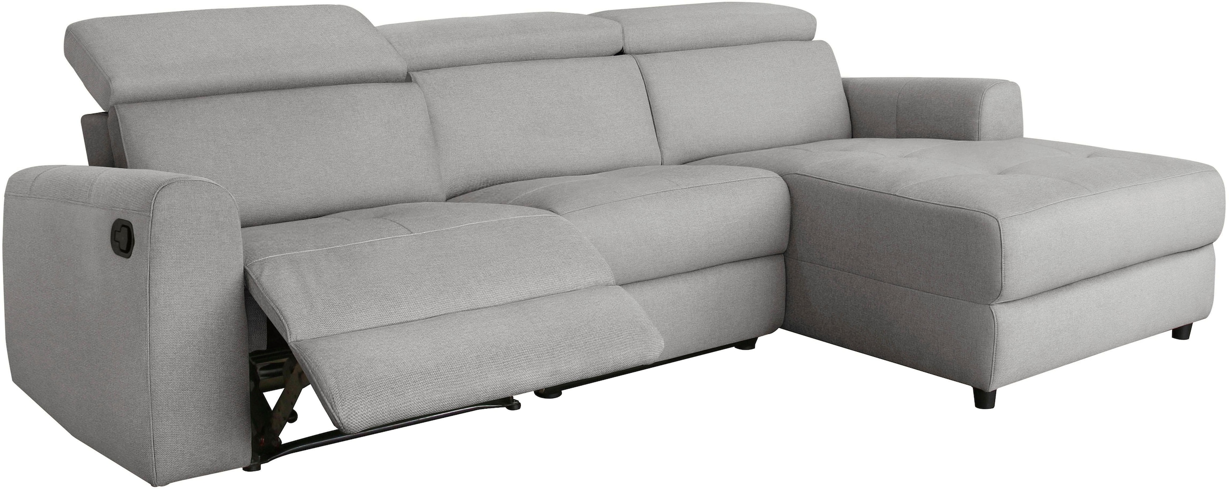 Home affaire Ecksofa »Sentrano, L-Form,«, 275 cm, man. o. elektr. Relaxfunktion und USB/Kopfverstellung