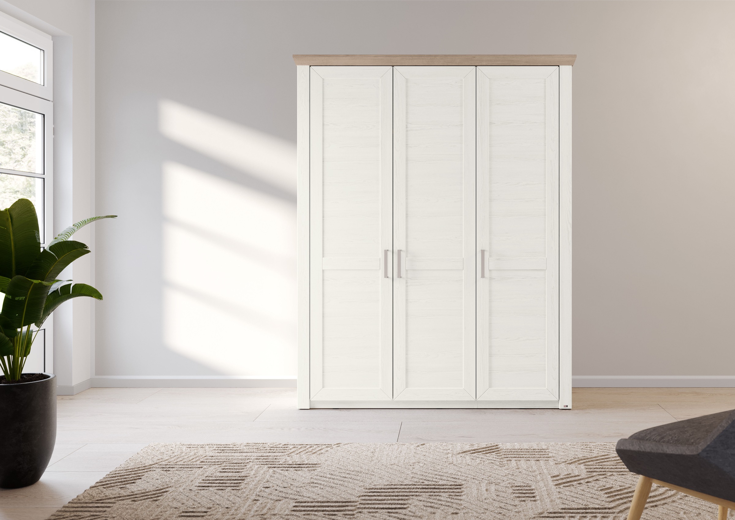 set one by Musterring Kleiderschrank »York Schlafen«, (1 St.), mit Holztüre günstig online kaufen