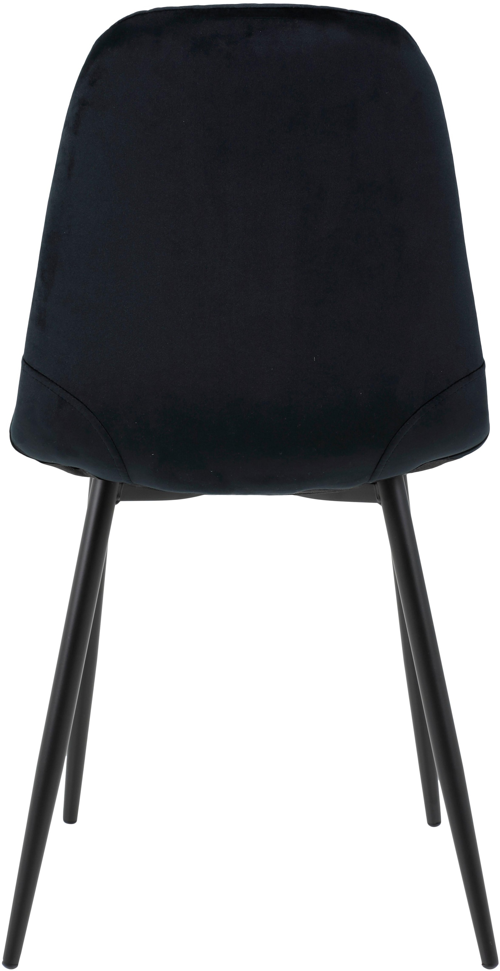 HELA Schalenstuhl »MIRA, Esszimmerstuhl, Stuhl, 4-Fuß Stuhl, BESTSELLER!«, (Set), 4 St., Samtvelours, 1, 2 oder 4 Stück, Schalenstuhl mit Steppung, Küchenstuhl