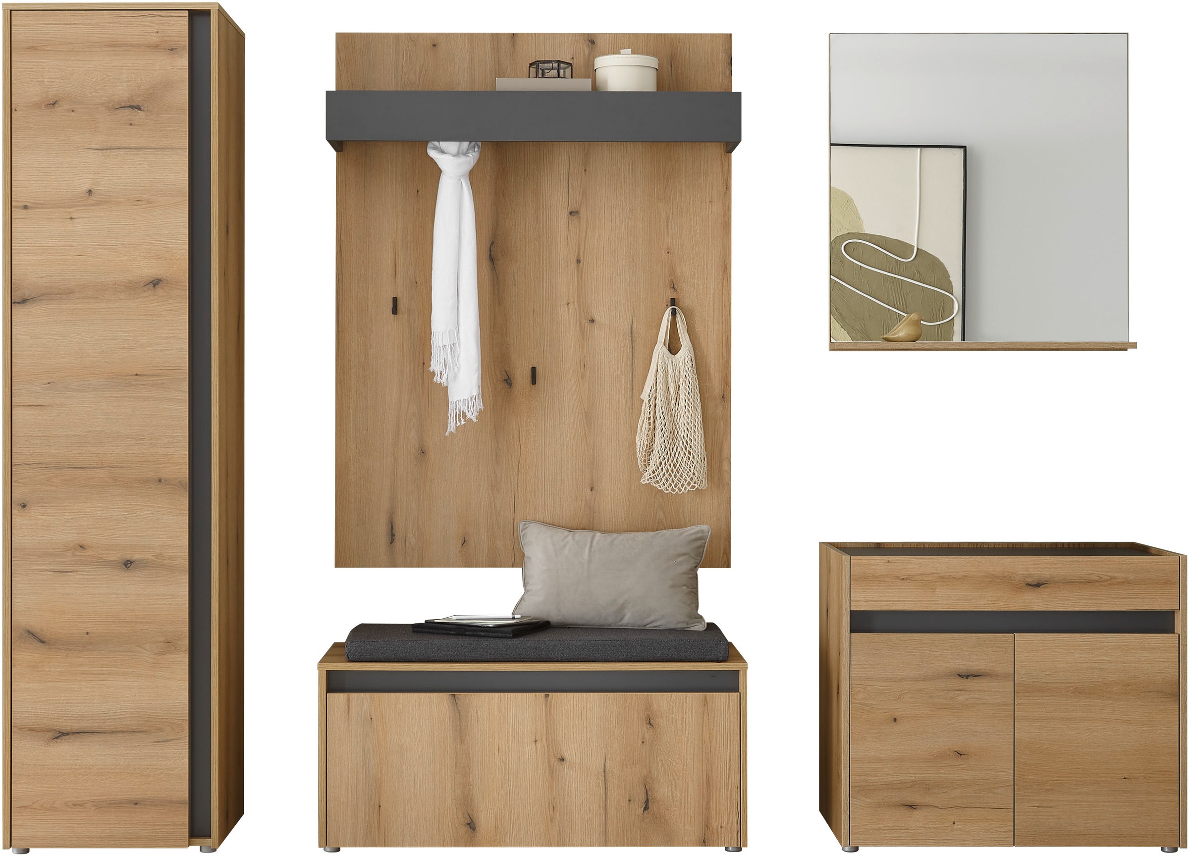 INOSIGN Garderoben-Set »GIRON/CiTY, moderne Garderobe, Komplettset mit viel günstig online kaufen