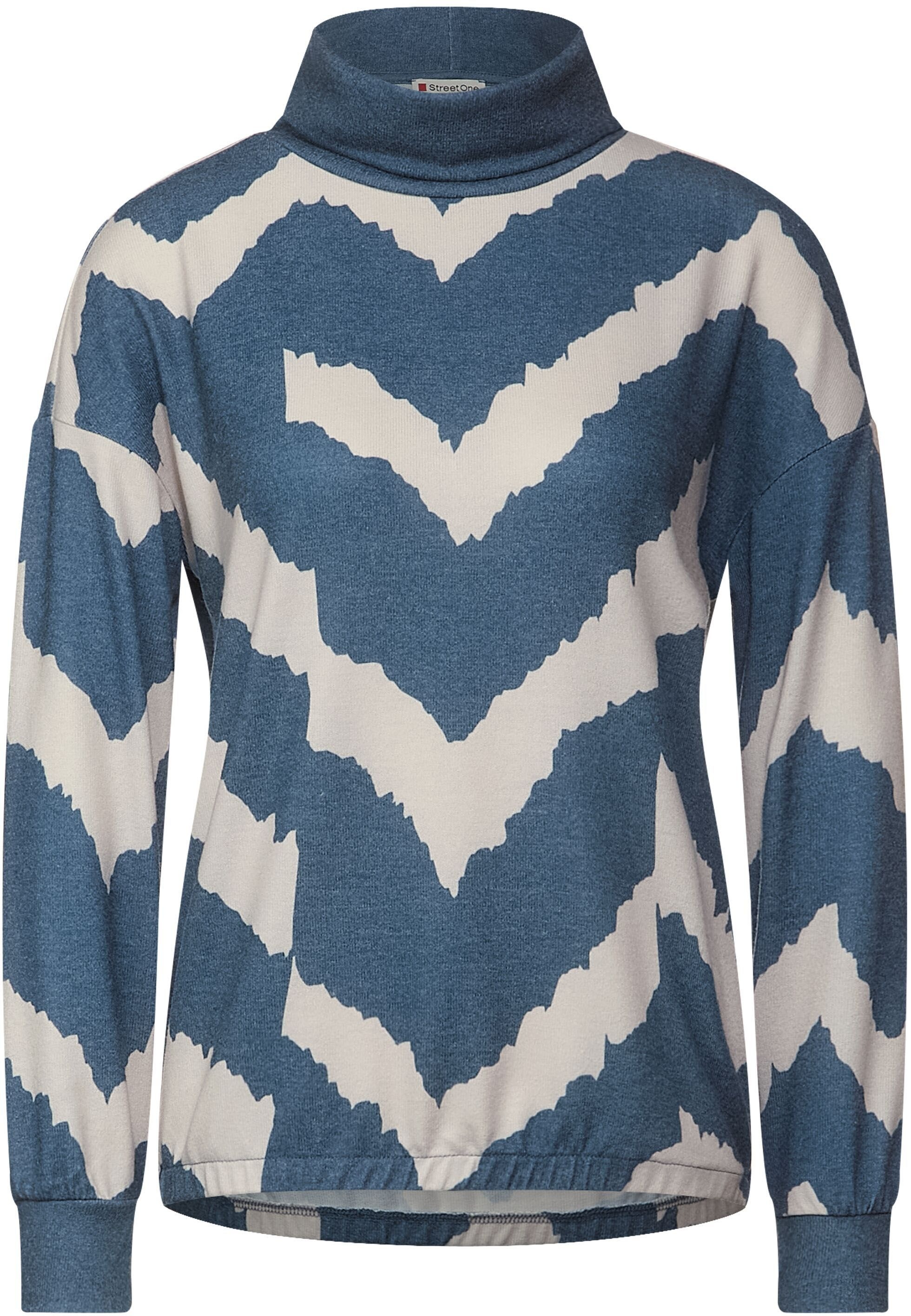 STREET ONE Langarmshirt, mit Tunnelzug