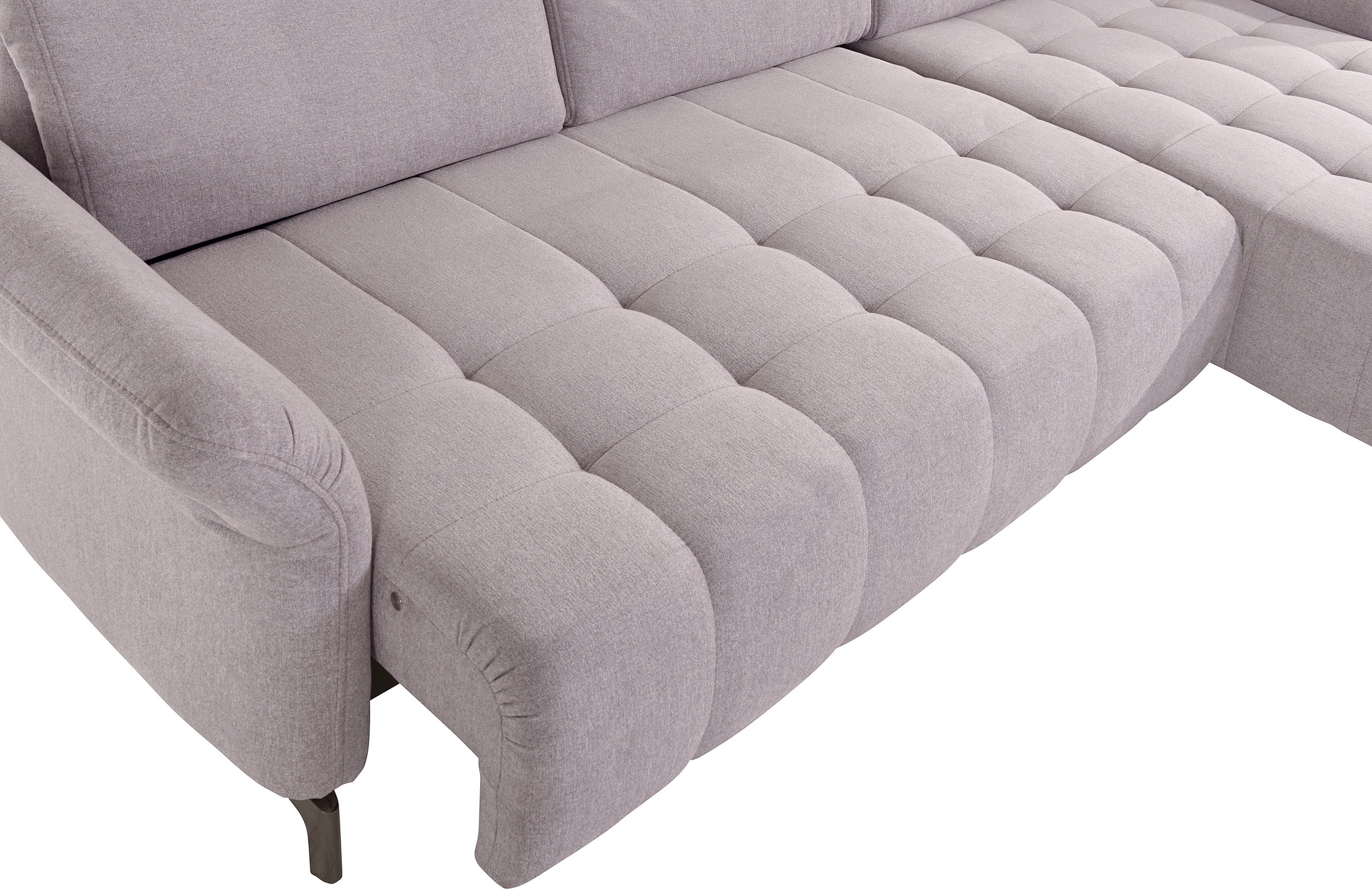 INOSIGN Ecksofa »Fresh L-Form«, Federkern, wahlweise Kopfteilverstellung und motorischer Vorziehsitz