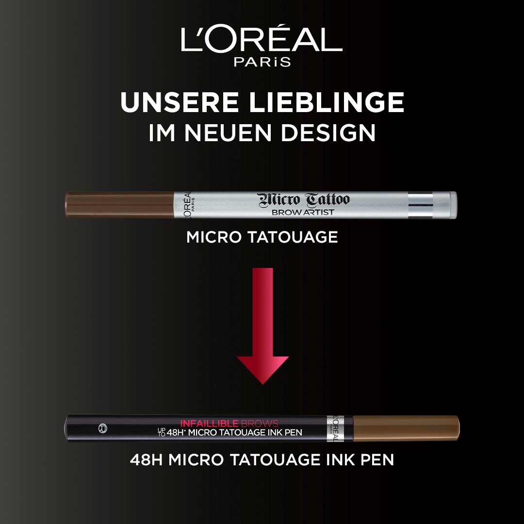 4. Bild von L'ORÉAL PARIS Augenbrauen-Stift »Unbelieva Brow Micro Tatouage«, mit Dreizack-Spitze