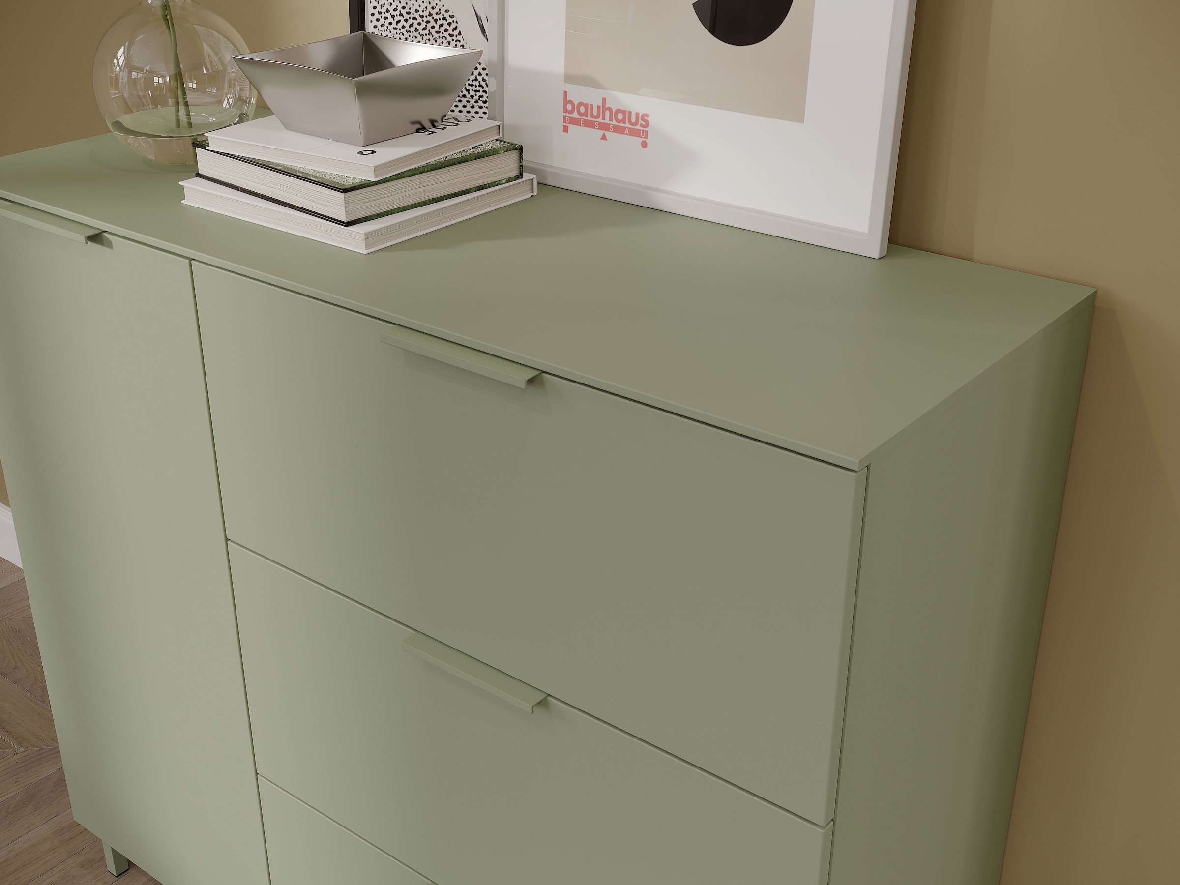 GERMANIA Sideboard »Savoca« 1 Stk. tlg. Breite 109 cm, Soft-close, 2 Fußvarianten inkl., Made in Germany