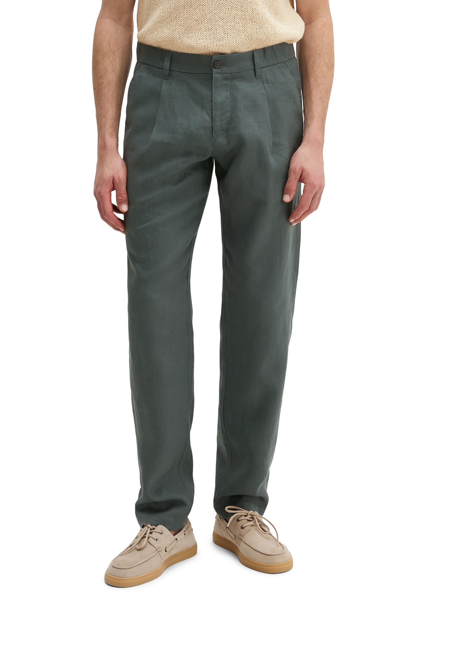 Marc O'Polo Leinenhose »Osby jogger pleats«