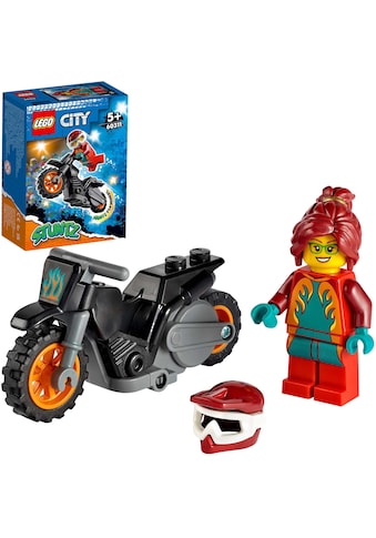 LEGO® Konstruktionsspielsteine »Feuer-Stuntbike (60311), LEGO® City Stuntz«, (11 St.) kaufen