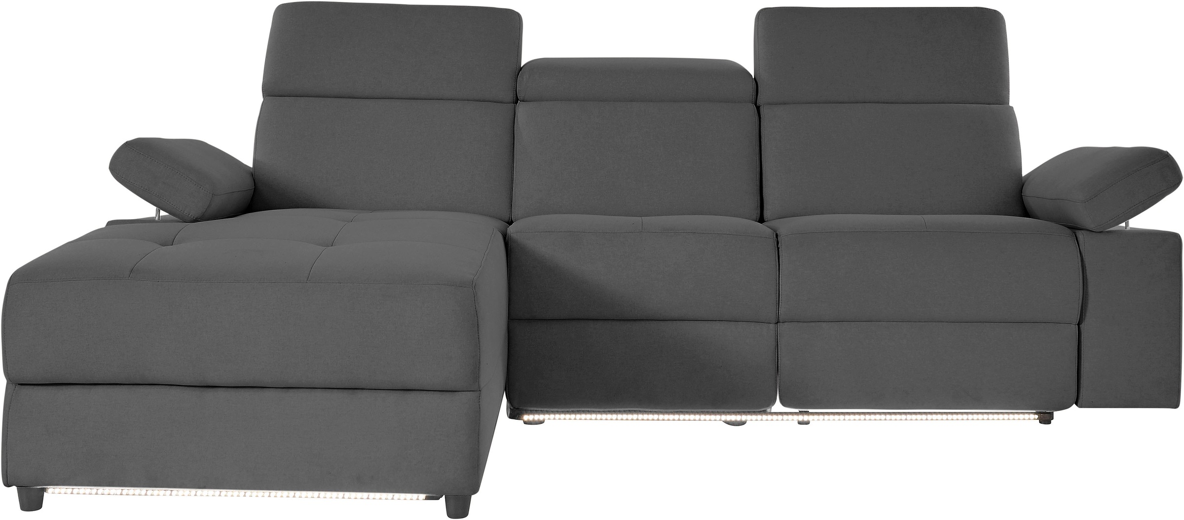 Places of Style Ecksofa »Kilado, L-Form,«, mit Relaxfunktion, verstellbarer günstig online kaufen