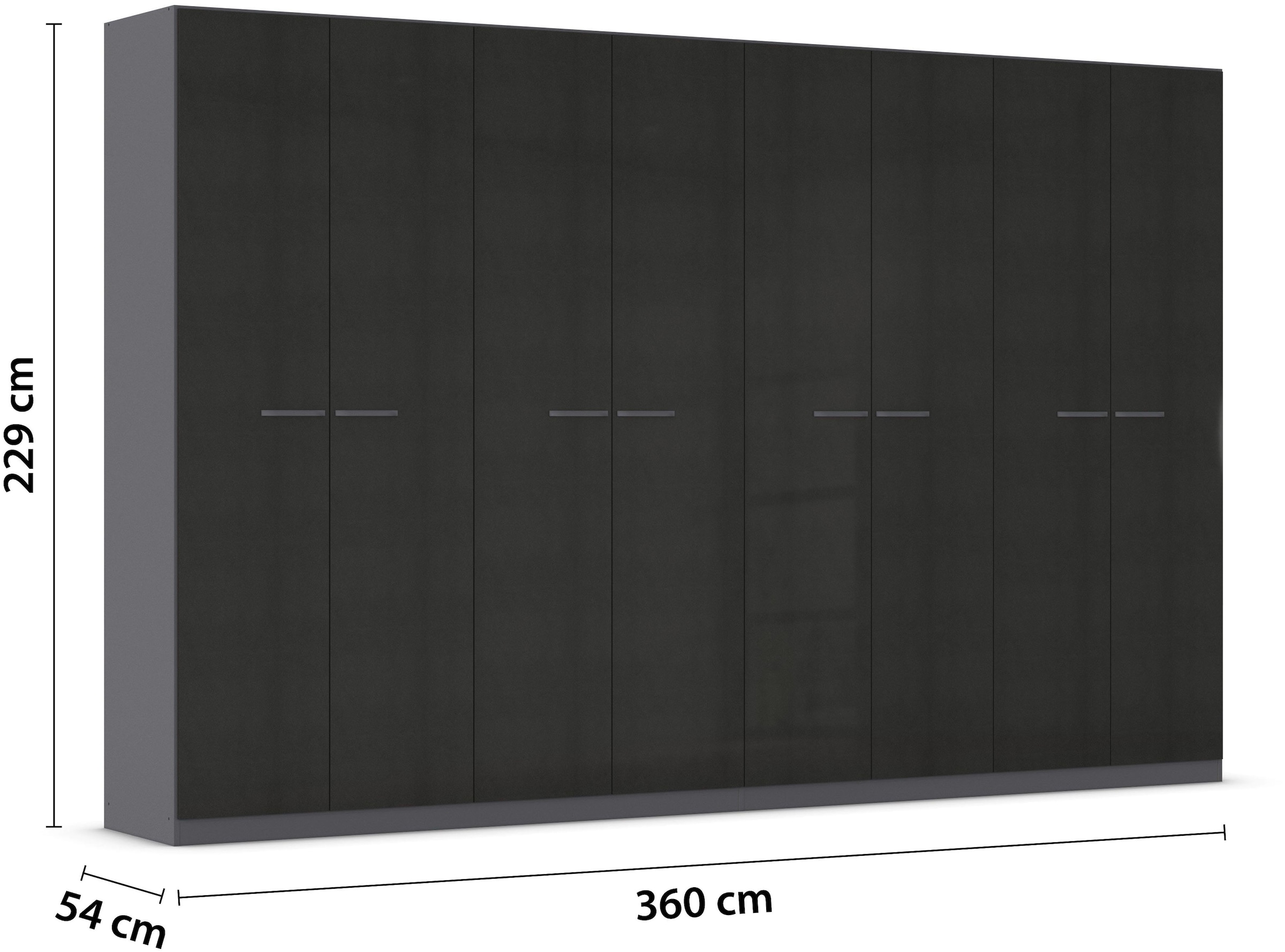 rauch Drehtürenschrank »Kleiderschrank Schrank Garderobe TOPSELLER OTELI inkl. Inneneinteilung«, (erhältlich in Breiten 91-360 cm, ab Breite 136cm inkl. Innenschubladen), mit zusätzlichen Einlegeböden, optional mit Spiegel MADE IN GERMANY
