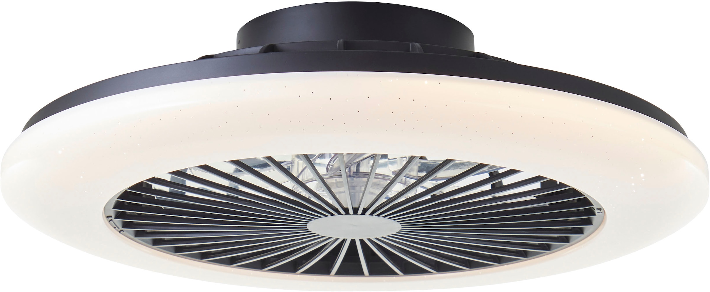 Brilliant LED Deckenleuchte »Salerno«, Ventilator, 49 cm, digitales RGB, CC günstig online kaufen