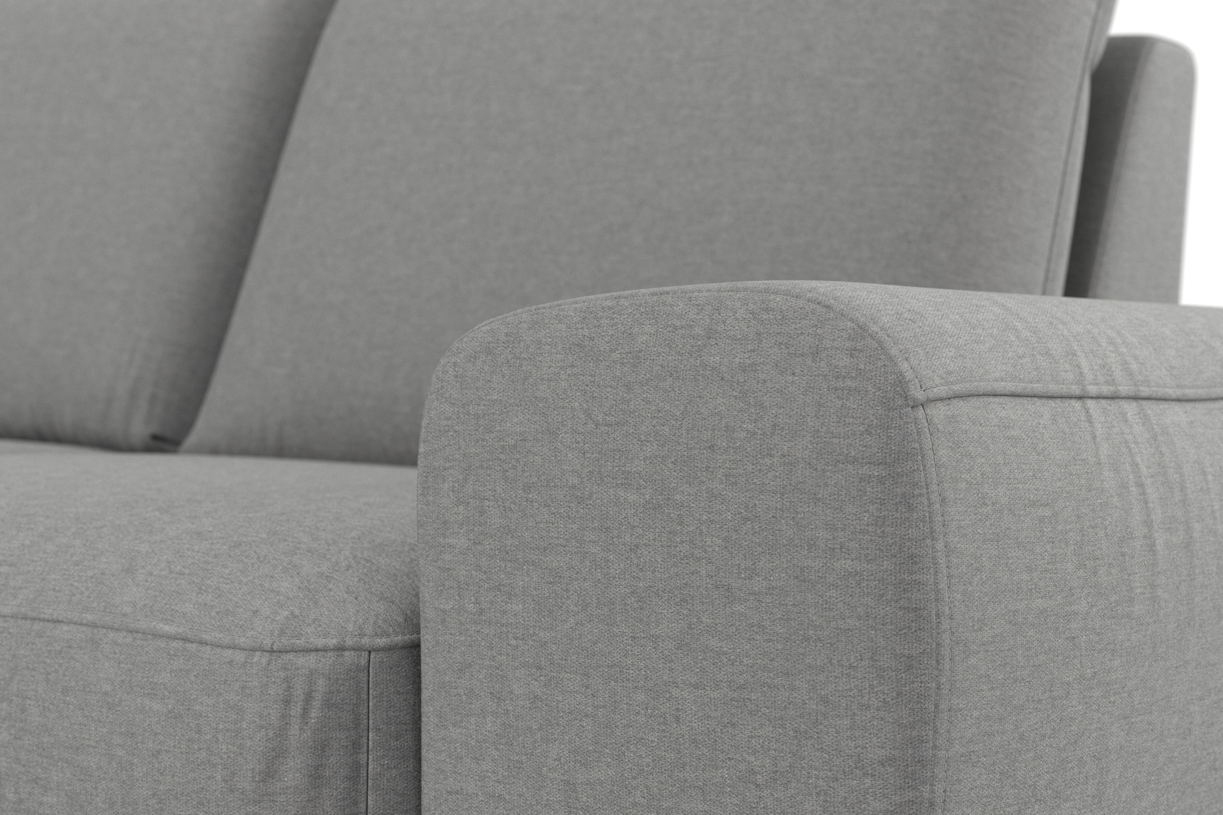 sit&more Ecksofa »Cinturo L-Form«, inklusive Sitztiefenverstellung und Federkern, Sitzhöhe 48 cm