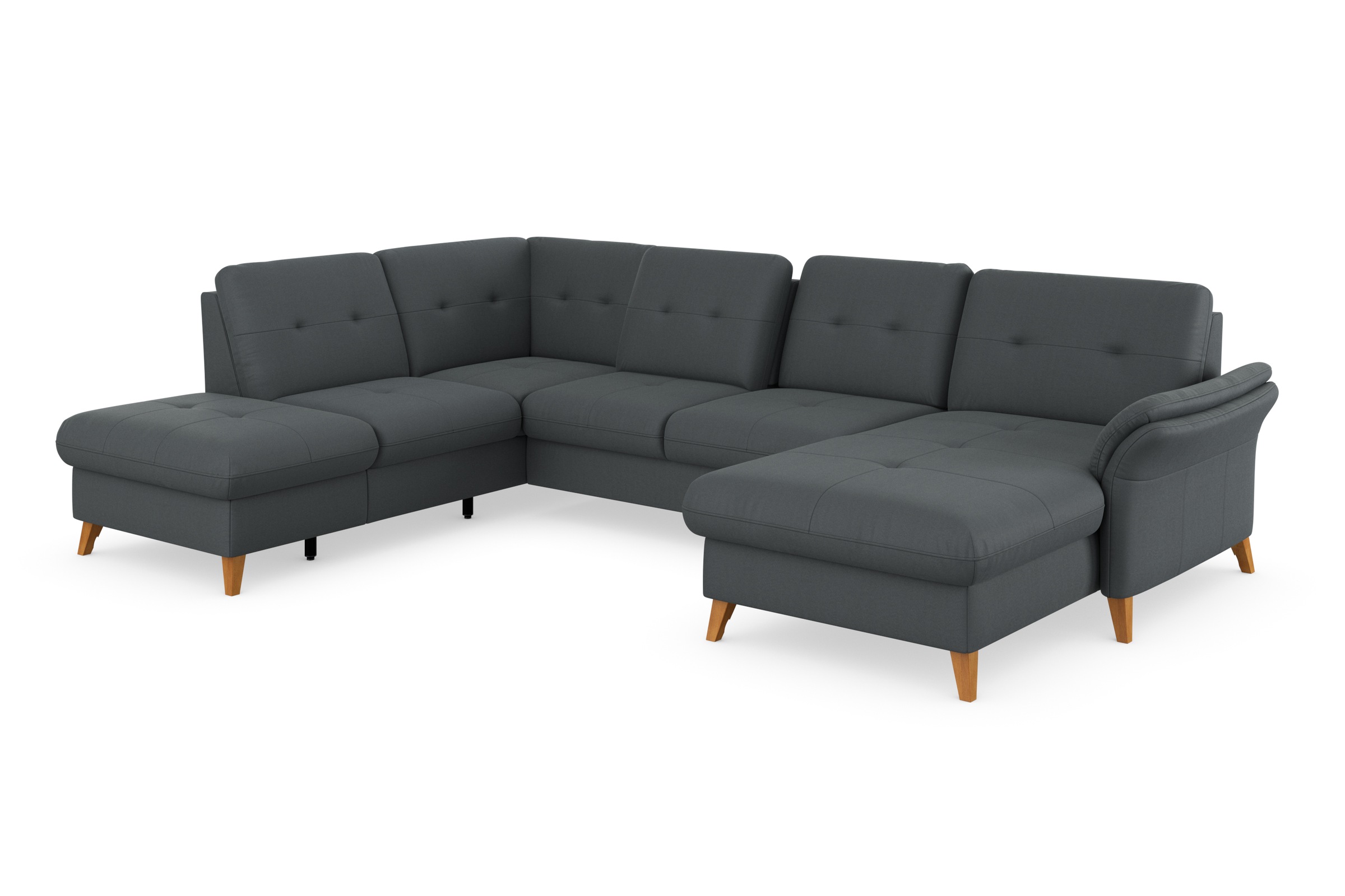 sit&more Wohnlandschaft »Göteborg«, inkl. Sitztiefenverstellung, wahlweise mit Bettfunktion & Bettkasten
