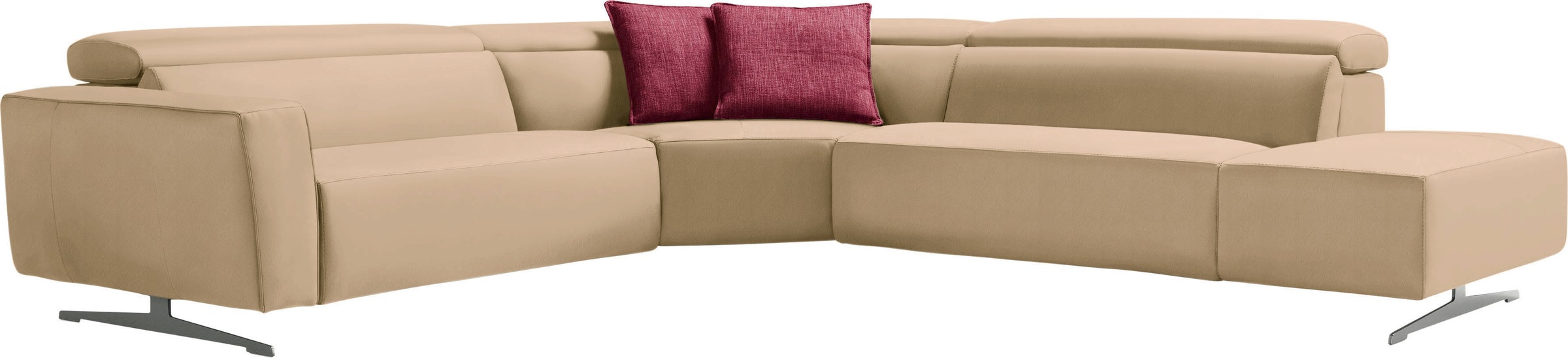 Egoitaliano Ecksofa »Stefanie-e, Designsofa der Extraklasse, bequem mit hoh günstig online kaufen