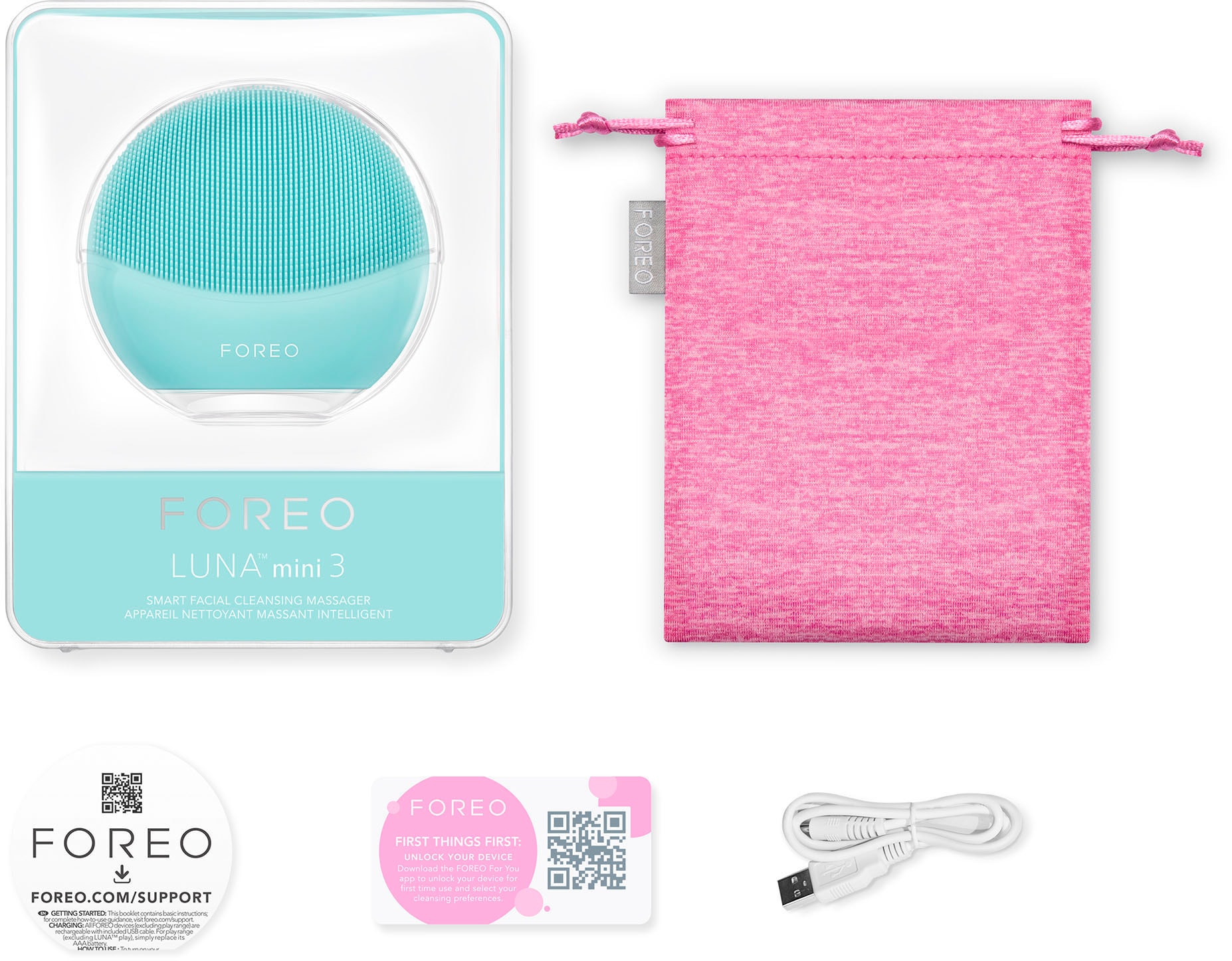 4. Bild von FOREO Elektrische Gesichtsreinigungsbürste »LUNA mini 3«