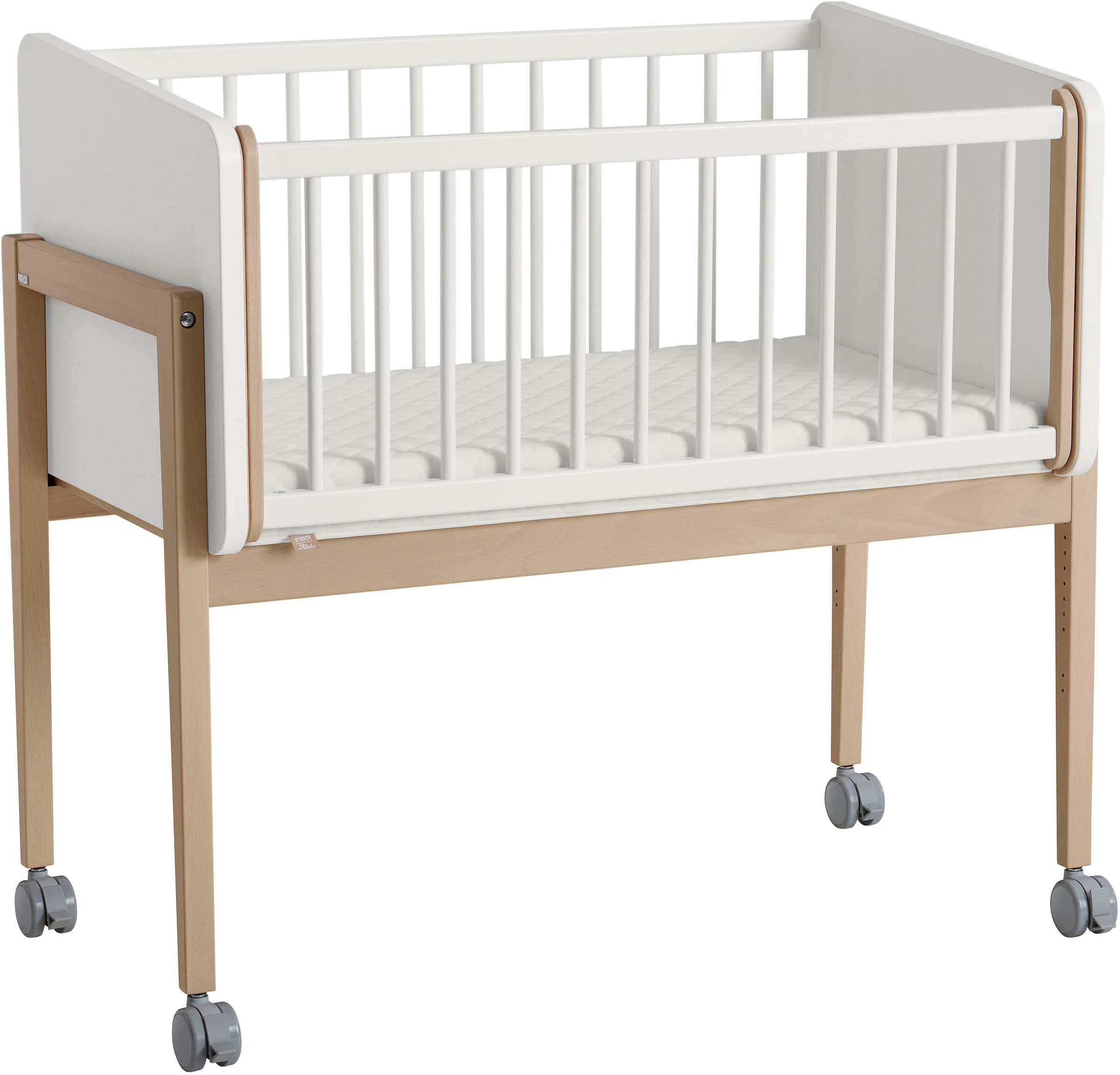 PAIDI Beistellbett »LITTLE CLOUD«, mit Lattenrost, variabel höhenverstellbar, umbaubar zum Tiny Sofa