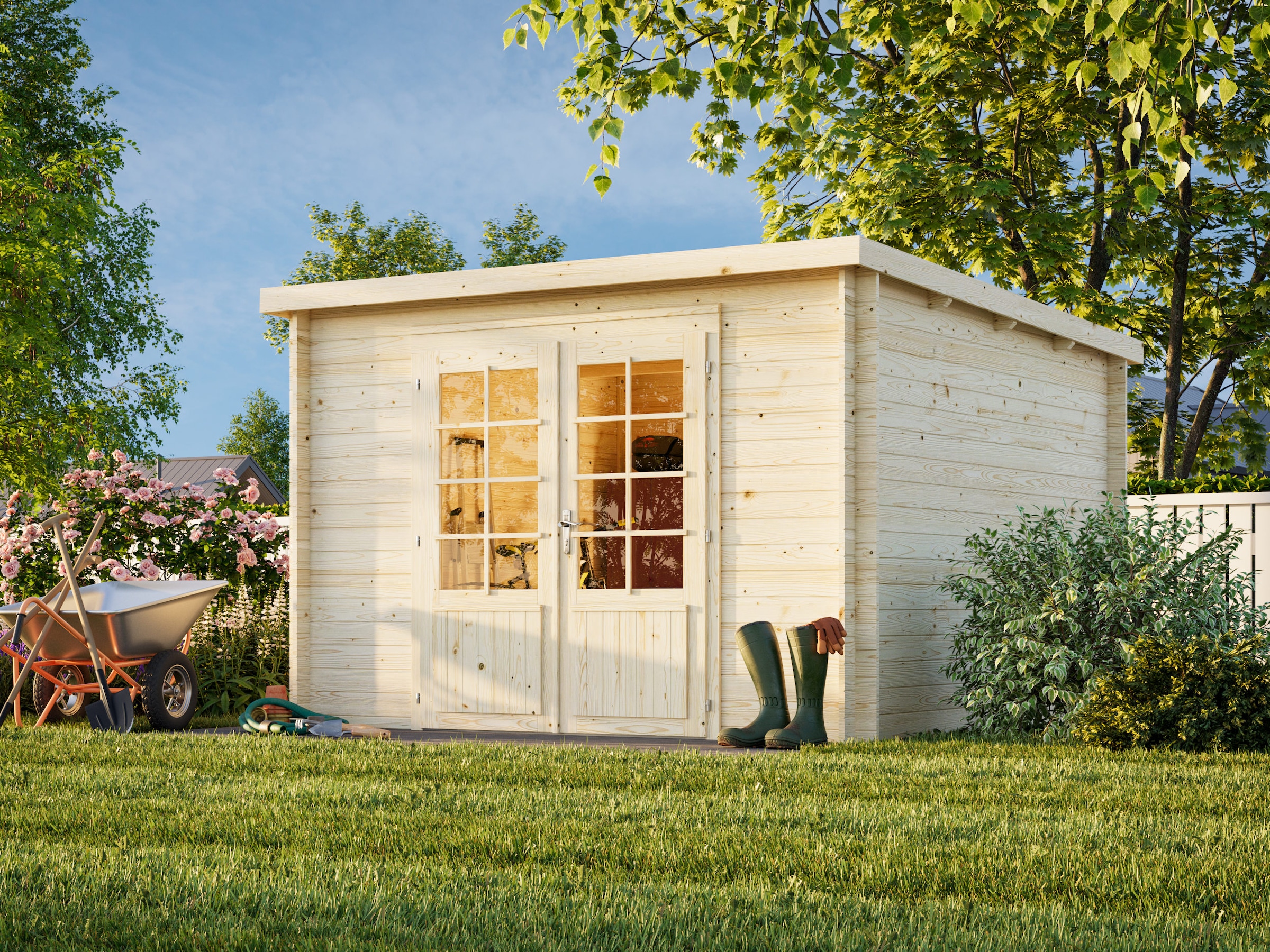 Palmako Gartenhaus »Ella« verschiedene Farben