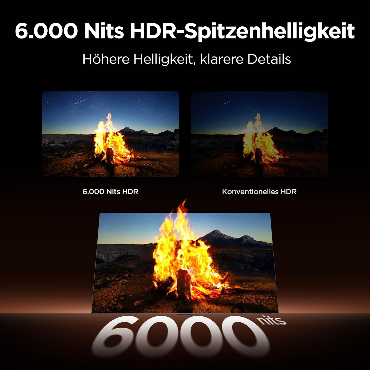 TCL Mini-LED-Fernseher »98C8LX1« 248 cm/98 ″ SQD-Mini LED, HDR 6000 Nits, 100%BT.2020, 144Hz, AiPQ Pro,Dolby Vision