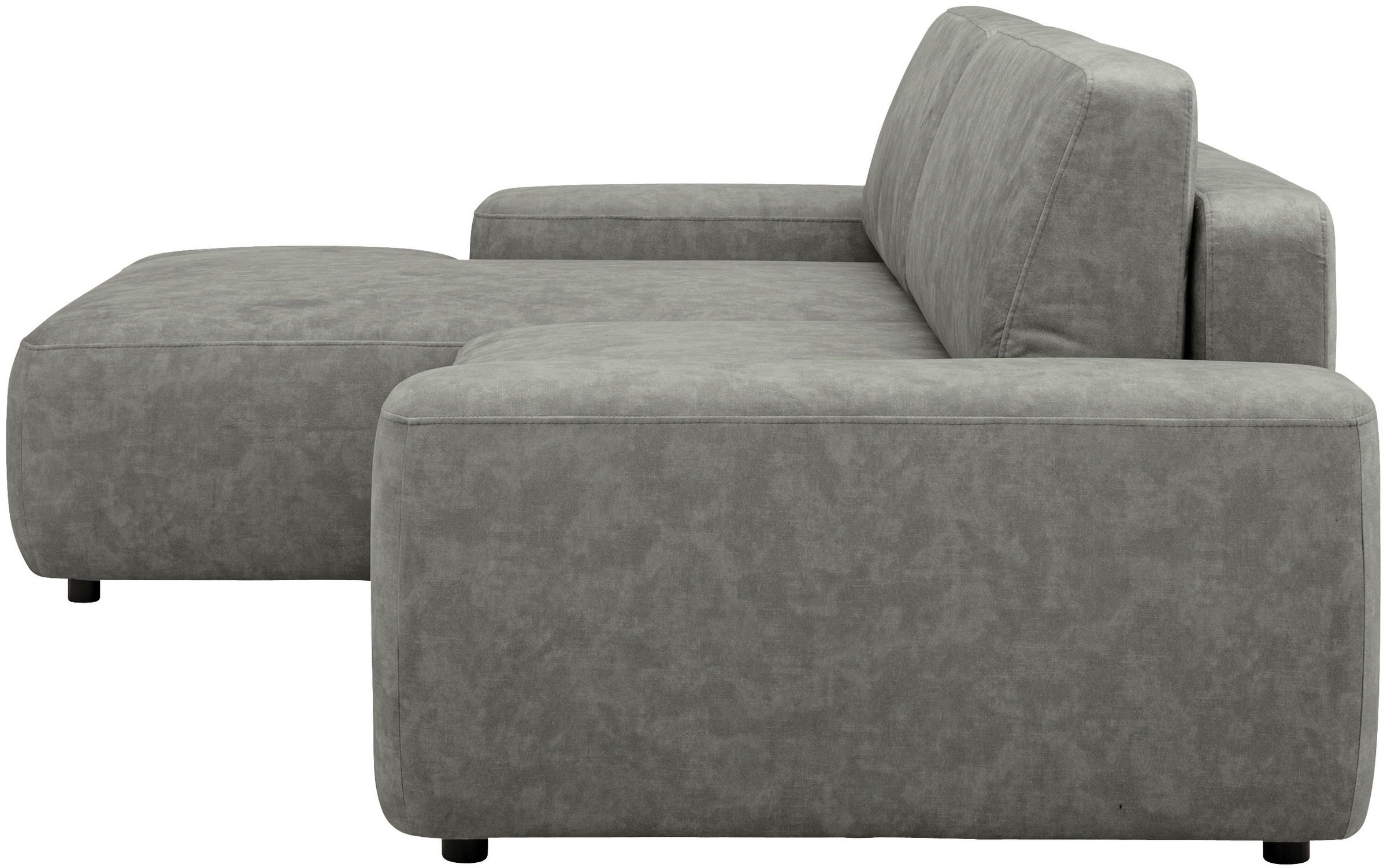 INOSIGN Ecksofa »TORGE (264cm), Schlafsofa in Cord, Samtvelours o Struktur fein, L-Form«, Schlaffunktion, Bettkasten, Liegefläche: 125/210 cm