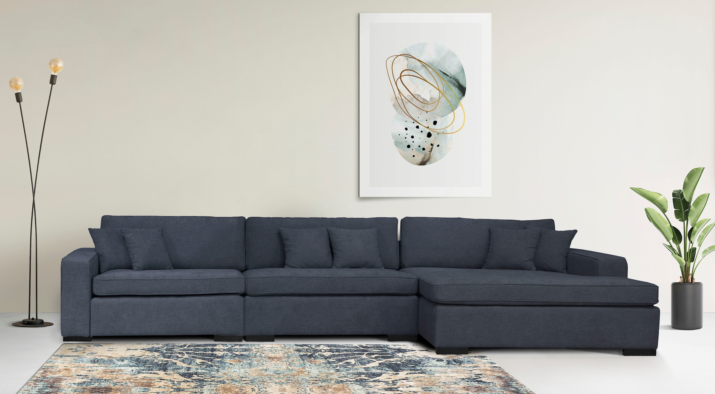 Guido Maria Kretschmer Home&Living Ottomane »Skara L-Form«, Lounge-Sofa mit günstig online kaufen