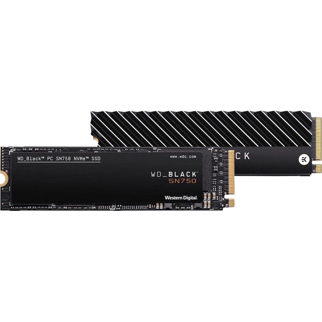 WD_Black Gaming-SSD »SN750 NVMe SSD Heatsink«, Anschluss M.2 PCIe 3.0