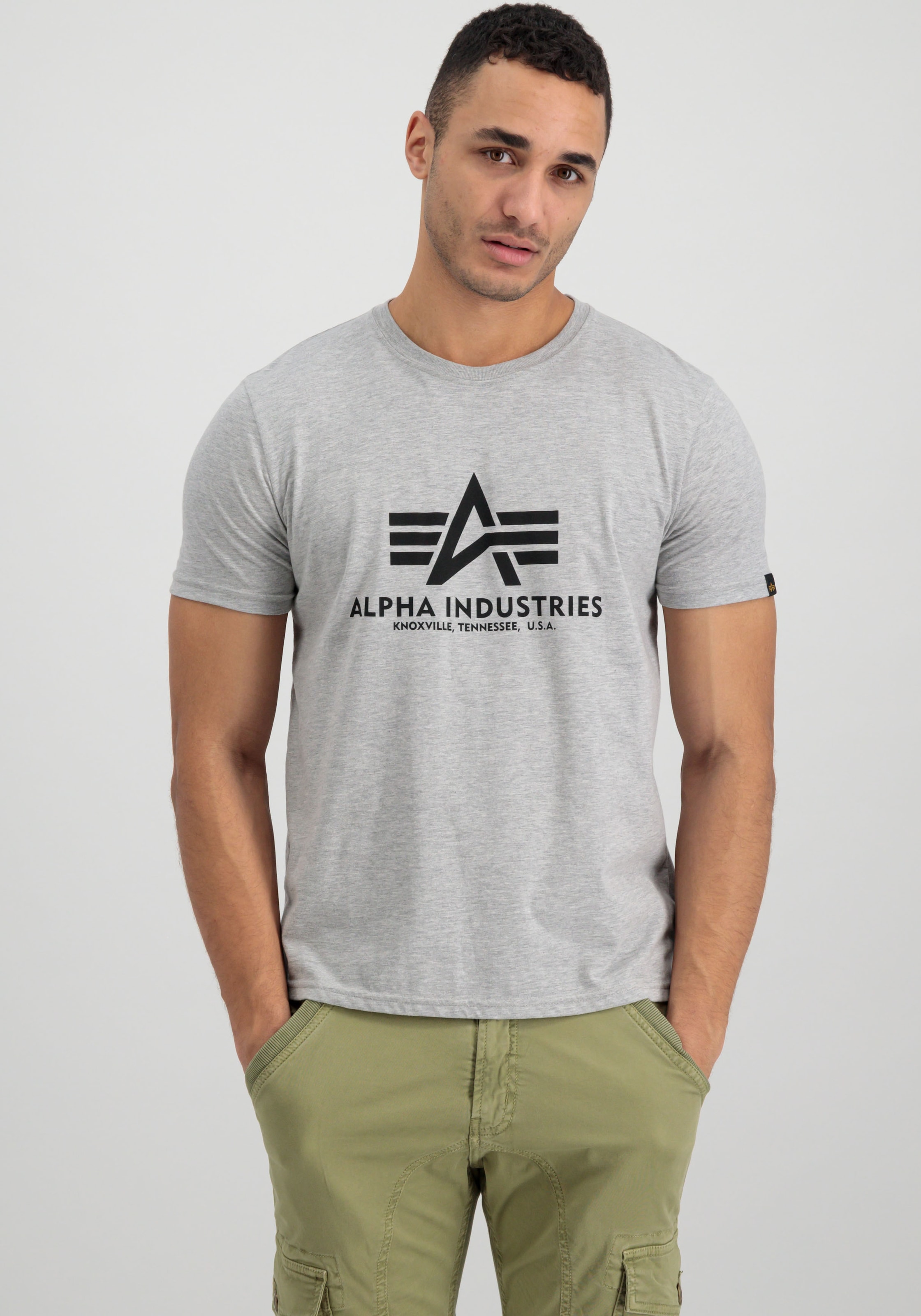 Alpha Industries Rundhalsshirt »Basic T 2 Pack«, (Set, 2 tlg.)
