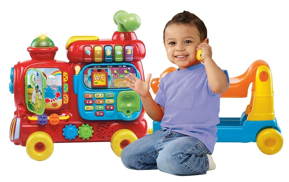 Vtech® Spielzeug-Eisenbahn »VTechBaby, ABC-Eisenbahn«, (15 tlg.)