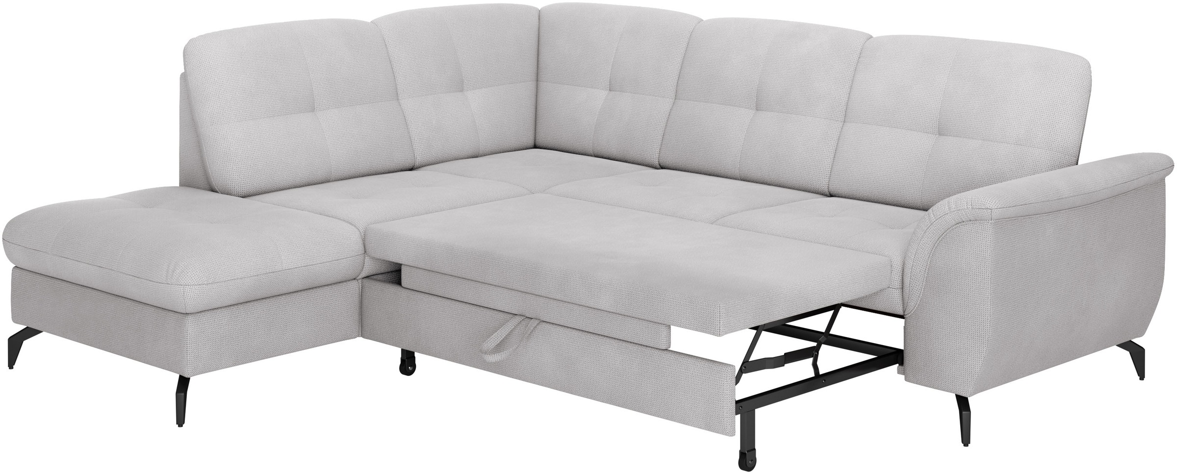 sit&more Ecksofa »Zora L-Form«, wahlweise mit Bettfunktion und Bettkasten
