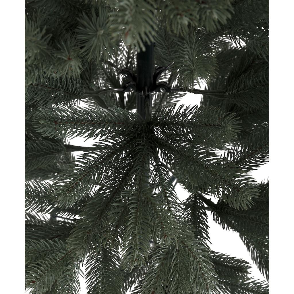 Myflair Möbel & Accessoires Künstlicher Weihnachtsbaum »Weihnachtsdeko, Grey/Green, künstlicher Christbaum, Tannenbaum«, mit Metallständer und biegsamen Zweigen