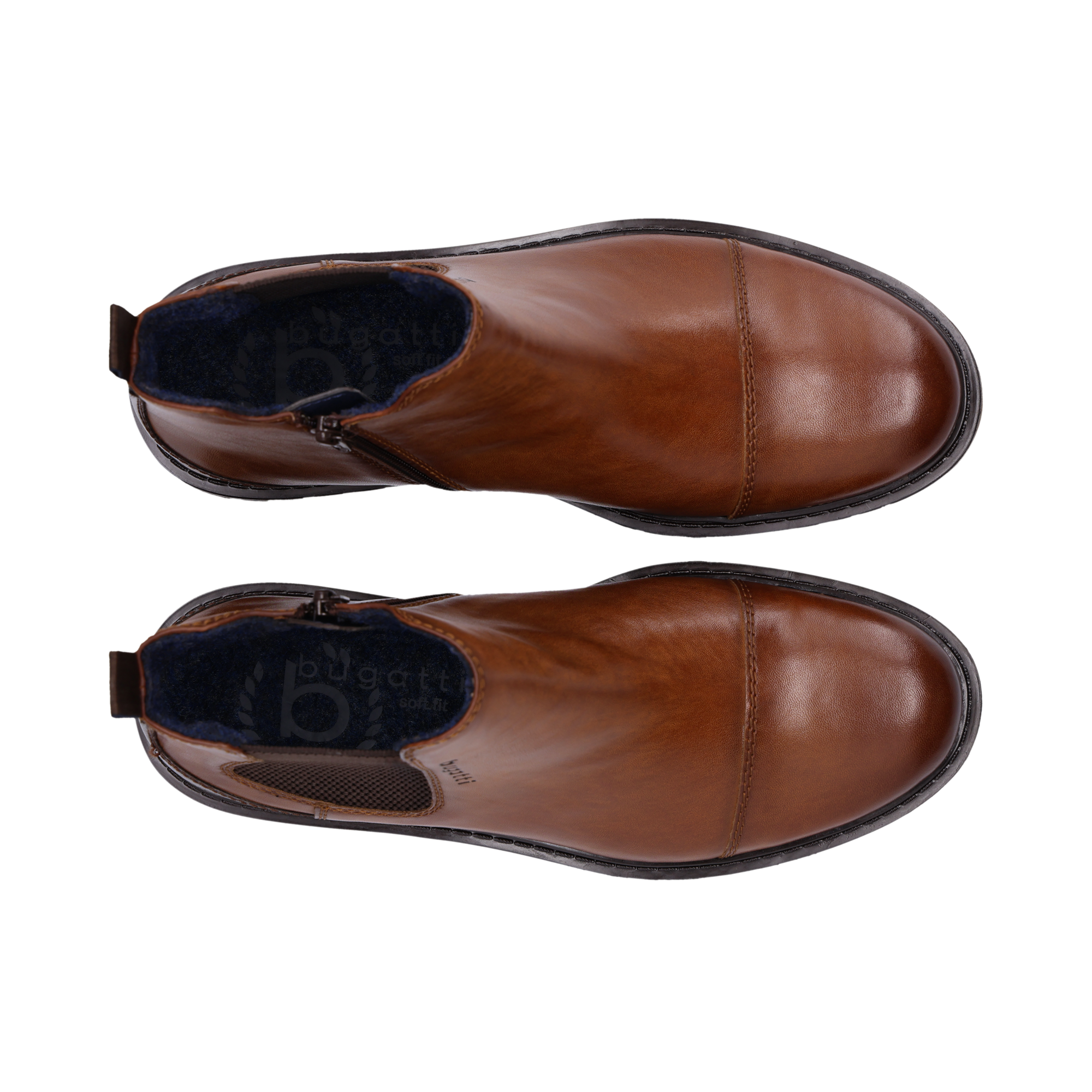bugatti Chelseaboots  Stiefelette mit Stretcheinsatz und Anziehlasche - schmale Form