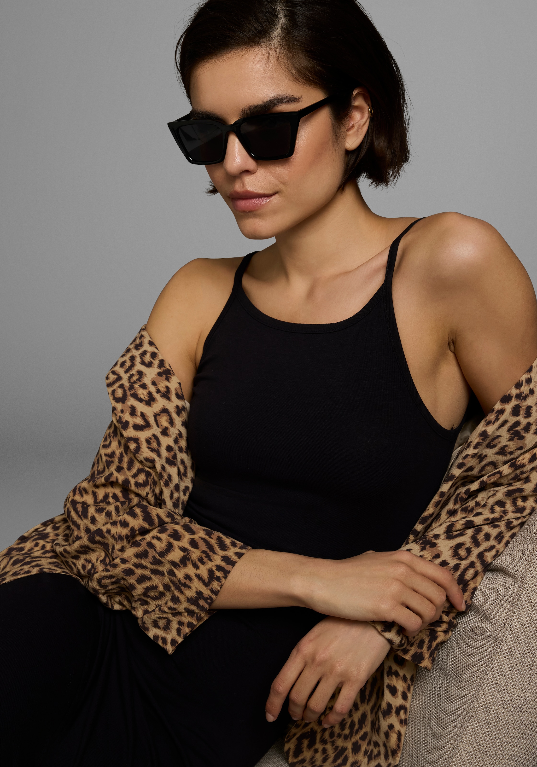 AJC Sommerkleid Ohne Taschen festlich,  Maxilänge,  unifarben,  aus elastischem Single Jersey