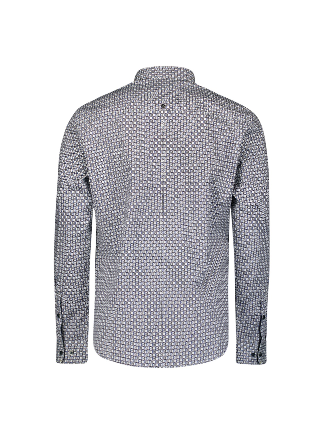 NO EXCESS Langarmhemd »No Excess Bedrucktes Stretch-Hemd«