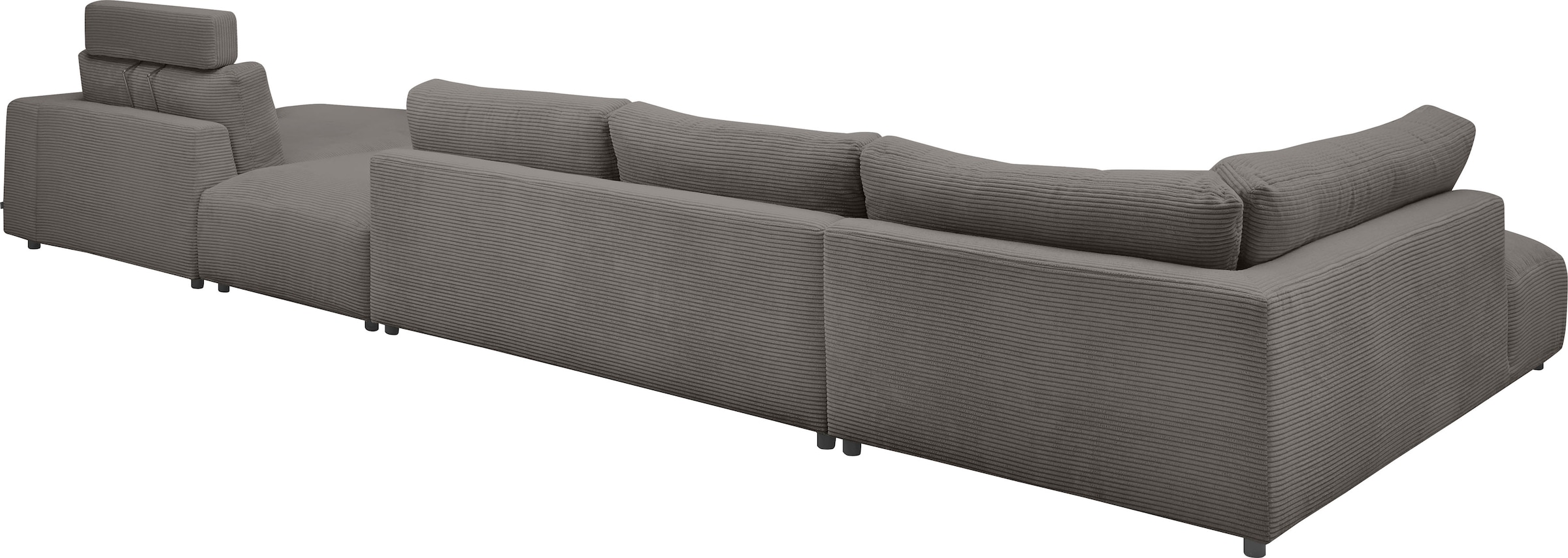 Musterring Wohnlandschaft »Lucia U-Form«, Cord-Bezug, inklusive Kopfstütze, Gesamtbreite 524 cm