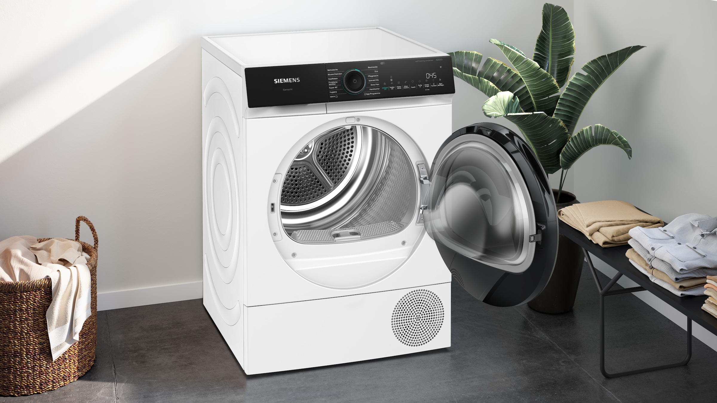 SIEMENS Wärmepumpentrockner »WQ45N2BECO« iQ500 selfcleaning Condenser