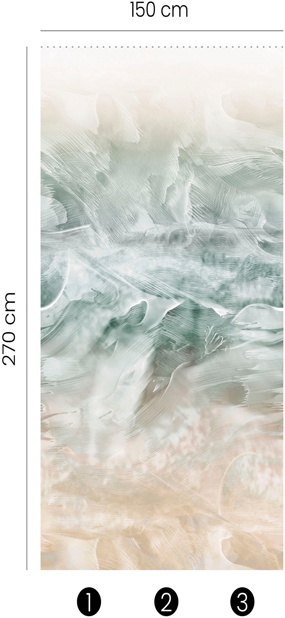 Fashion for walls Fototapete »Wild Sea« gepflegt glatt Phthalate frei