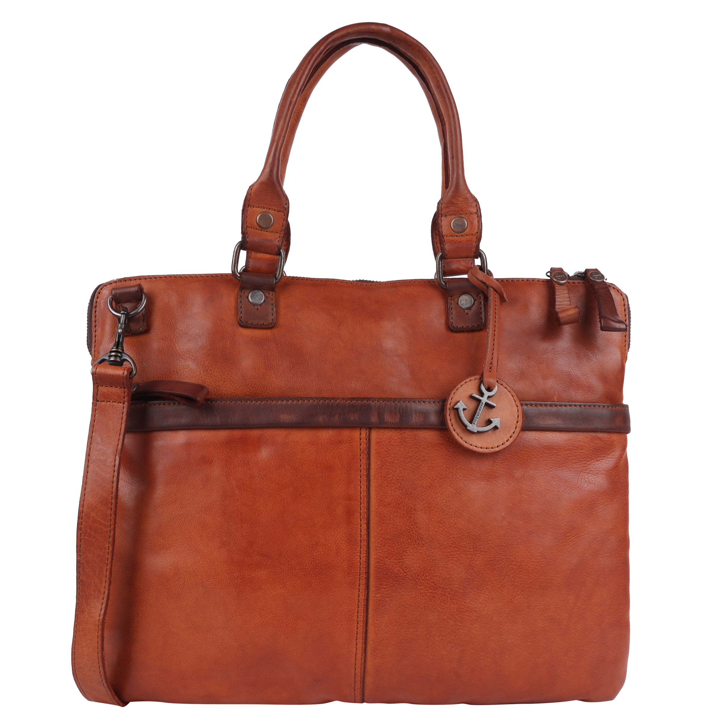 HARBOUR 2ND Aktenmappe »Vega« Arbeitstasche, Henkeltasche, Schultertasche cognac