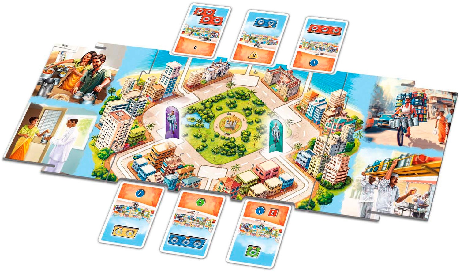 Queen Games Spiel »Dabba Walla US« Englischsprachige Version; Made in Europe